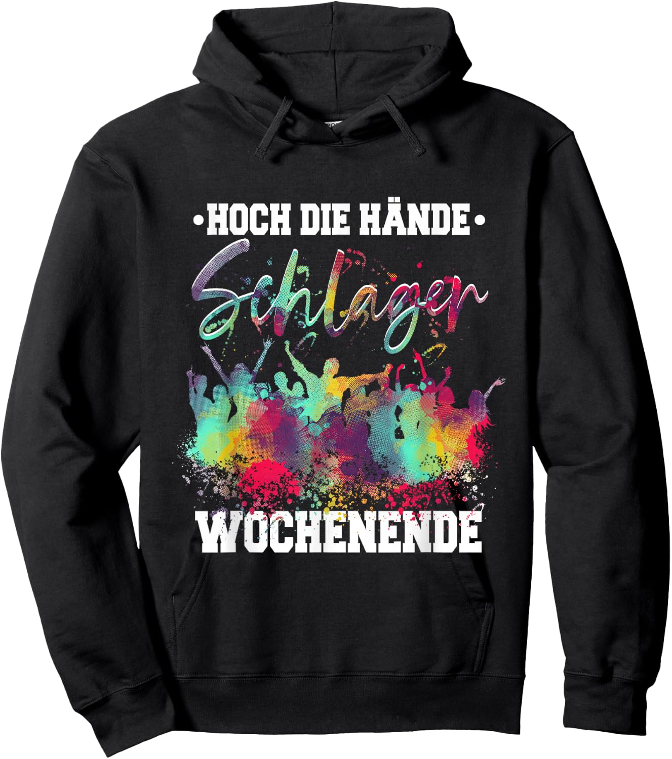 Schlagerparty Schlager , black, s Hoodie - Hoodie | Black