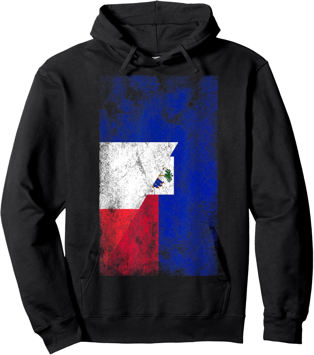 Flags France Haiti - French Haitian , Black, S Hoodie - Hoodie | Black