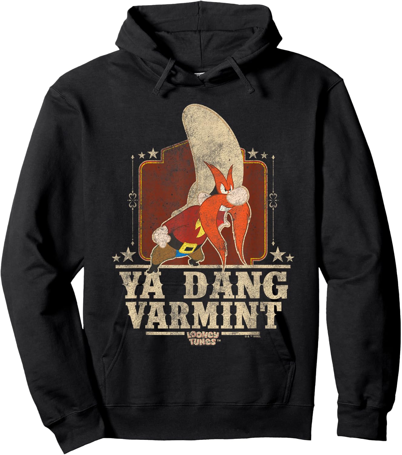 Looney Tunes Yosemite Same Varment Hoodie - Hoodie | Black