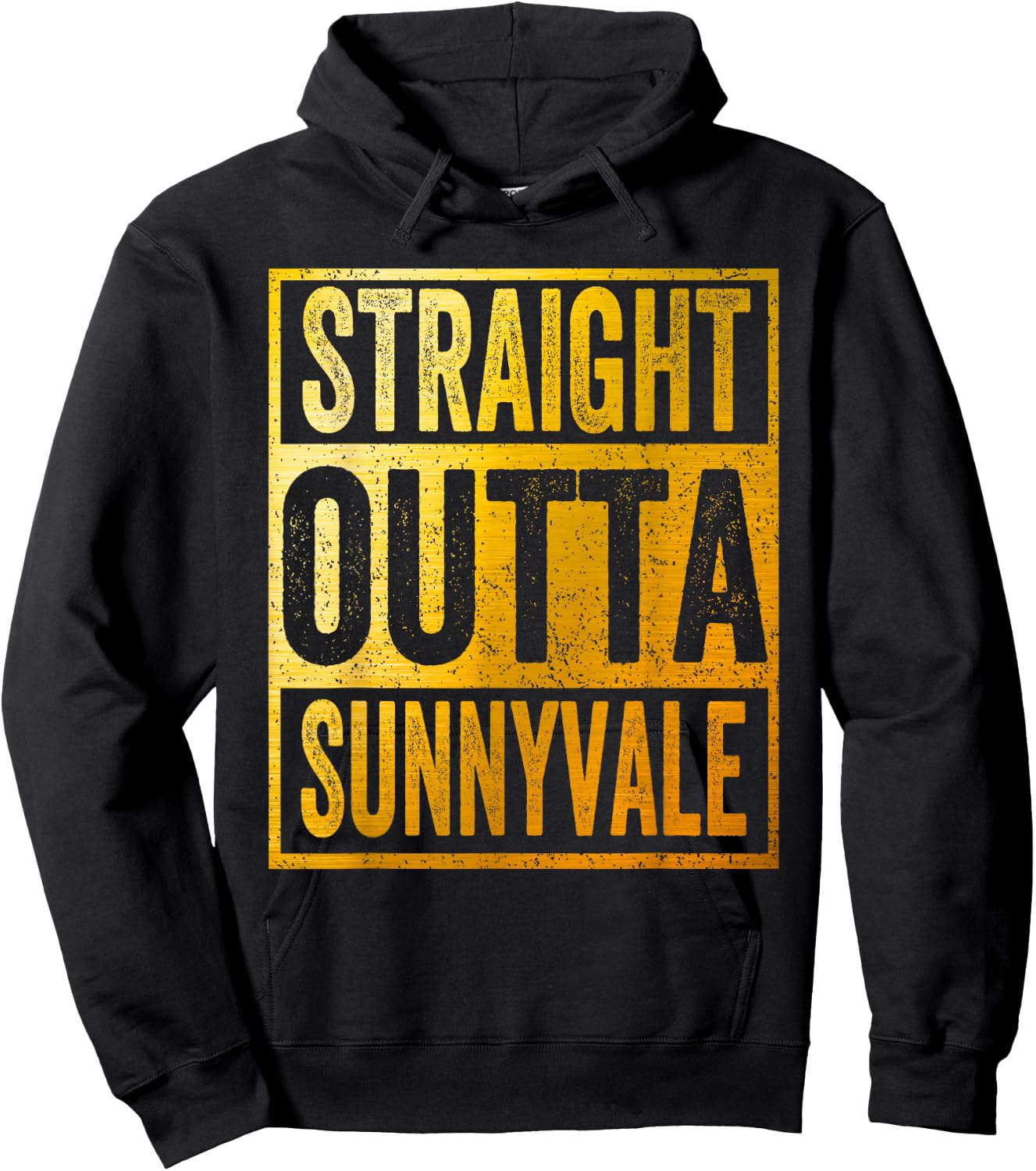Straight Outta Sunnyvale Shirt Sunnyvale Trailer Park Hoodie - Hoodie | Black