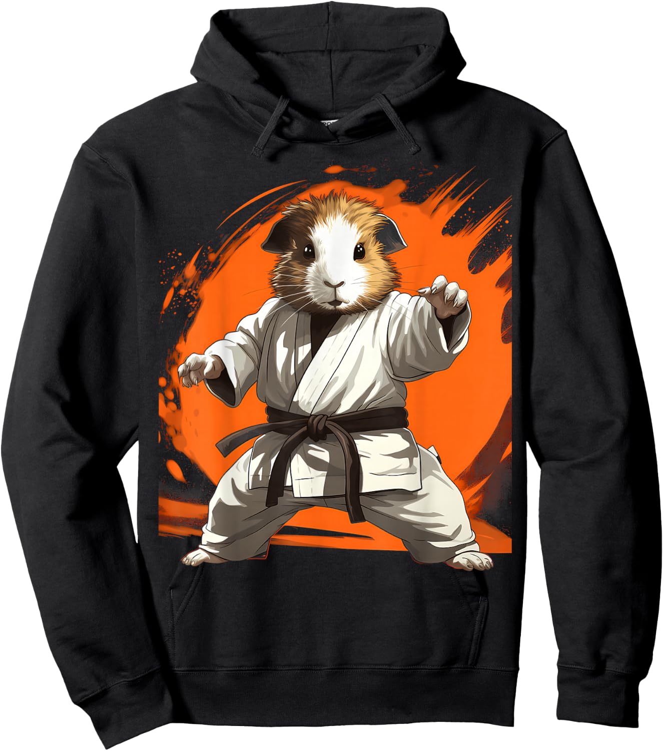 MMA Guinea Pig Karate Hoodie - Hoodie | Black