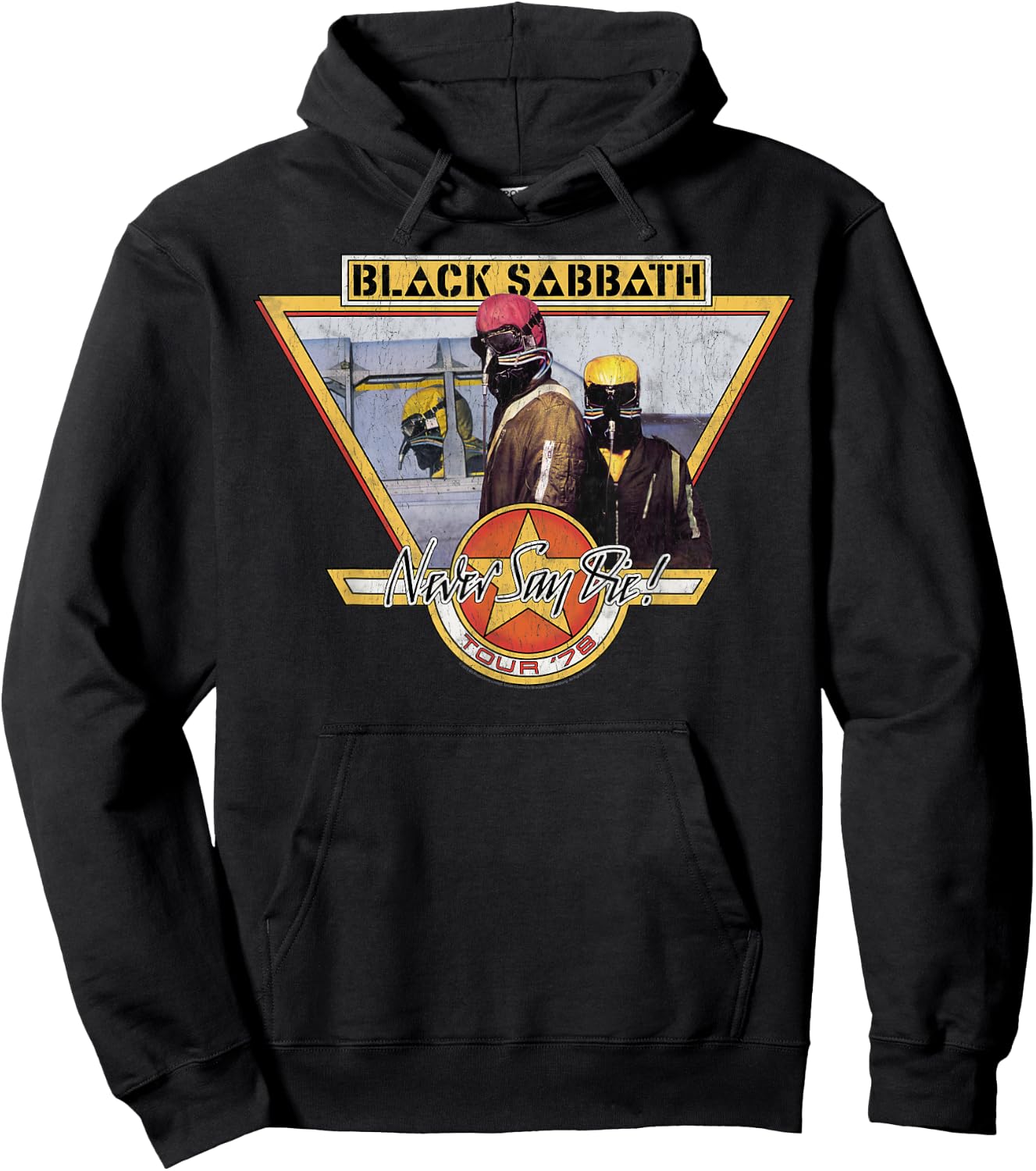 Black Sabbath Never Say Die Hoodie - Hoodie | Black