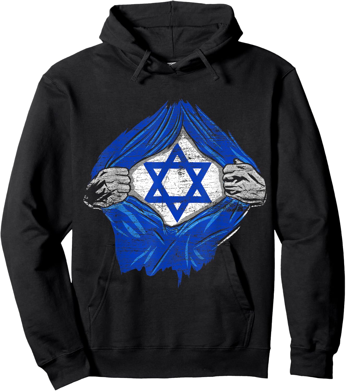 Jewish Israeli Symbol Jerusalem Israel Hoodie - Hoodie | Black