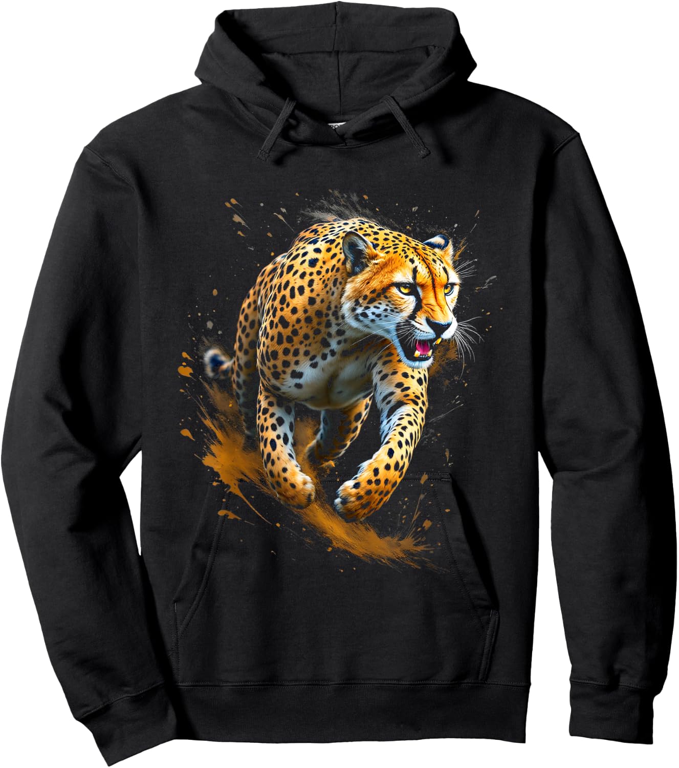 Cheetah Hoodie - Hoodie | Black