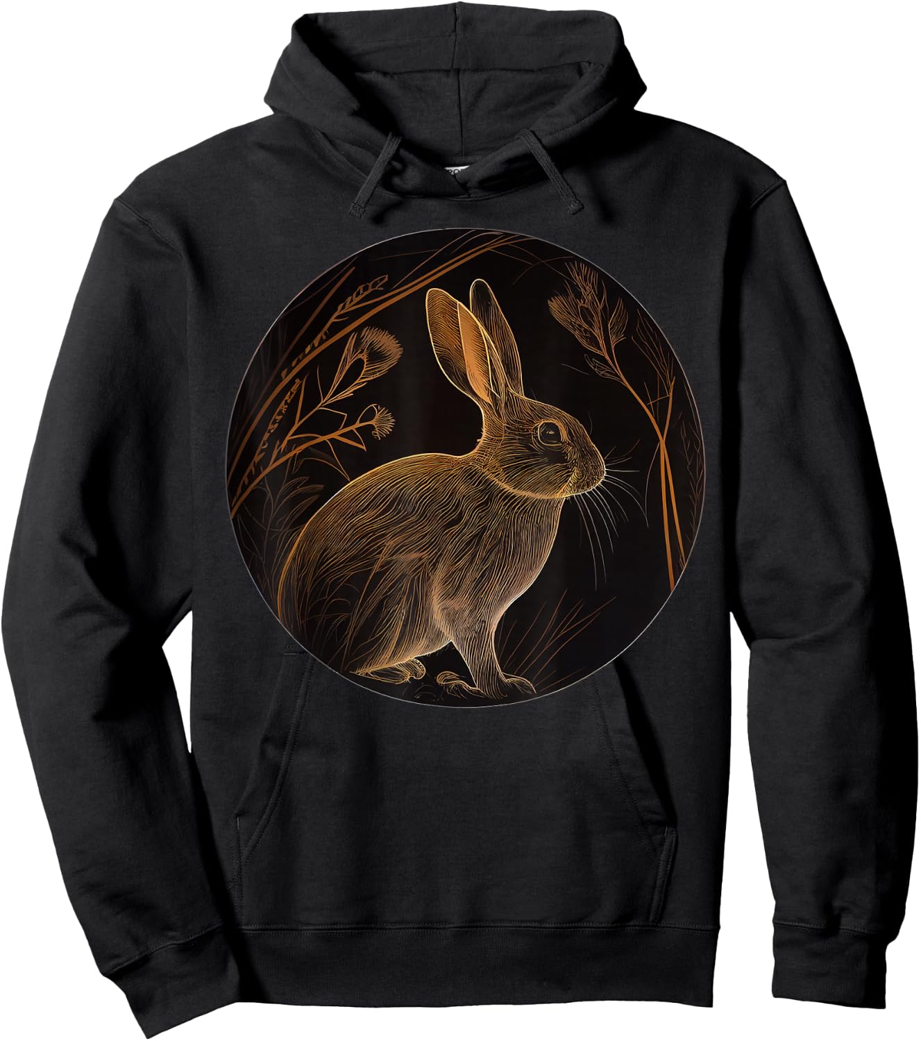 Rabbit Animal Lover Wildlife Rabbits Hoodie - Hoodie | Black