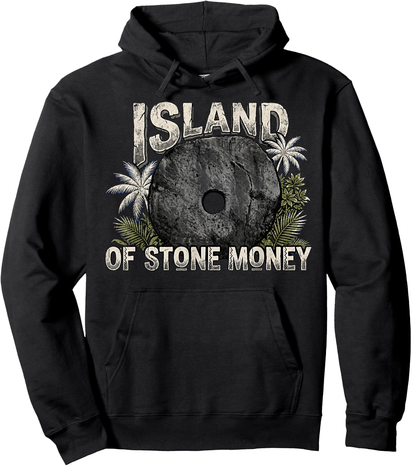 Yap Island Micronesia Stone Money Heritage Hoodie - Hoodie | Black