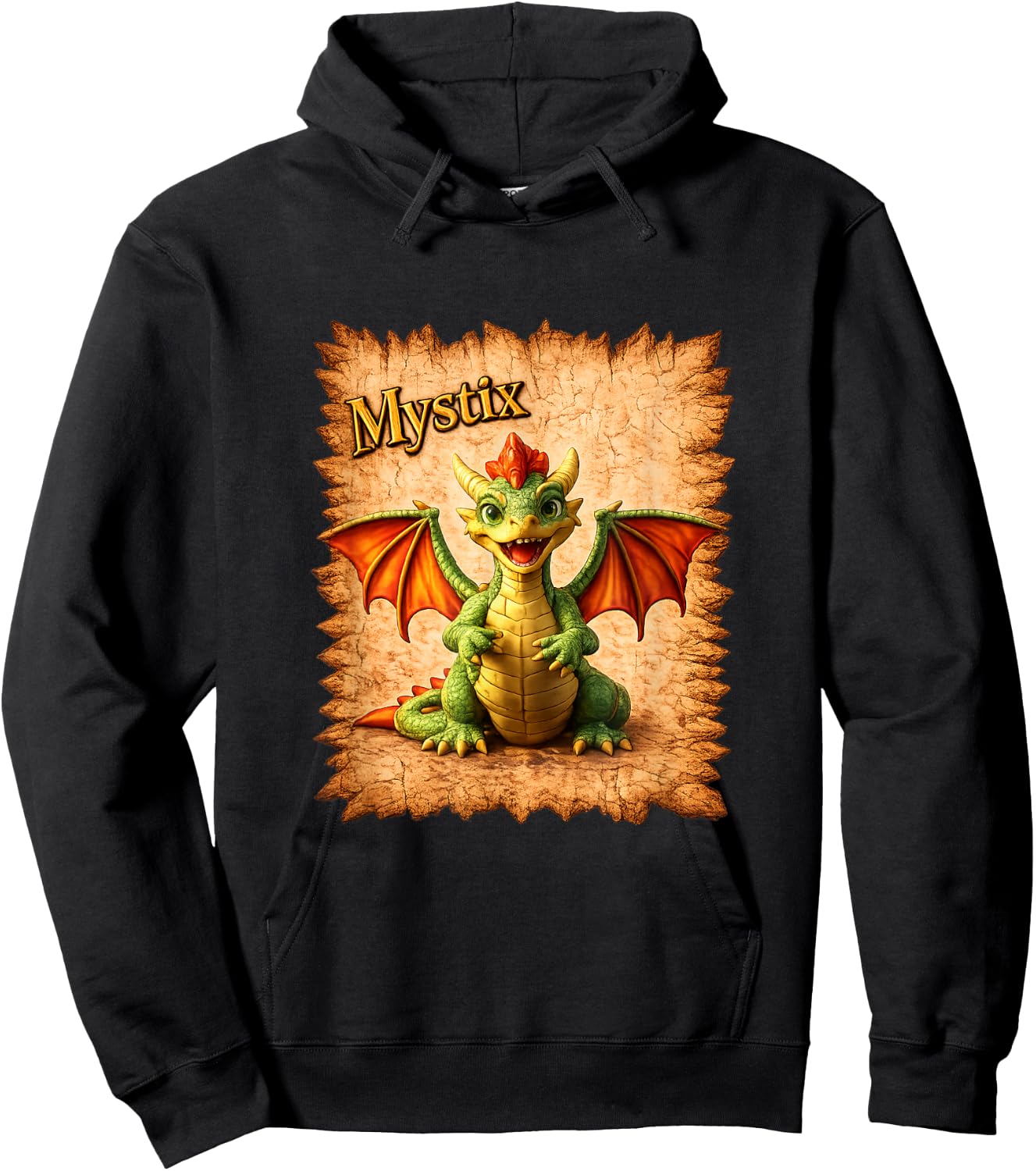 Mystix the Dragon Hoodie - Hoodie | Black