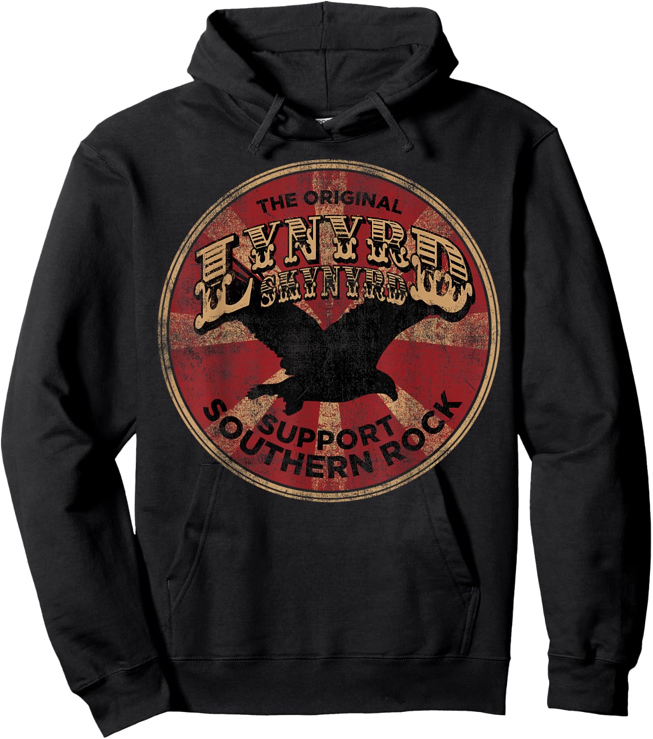 Lynyrd Skynyrd Original Southern Rock Country Vintage 1970s Hoodie - Hoodie | Black