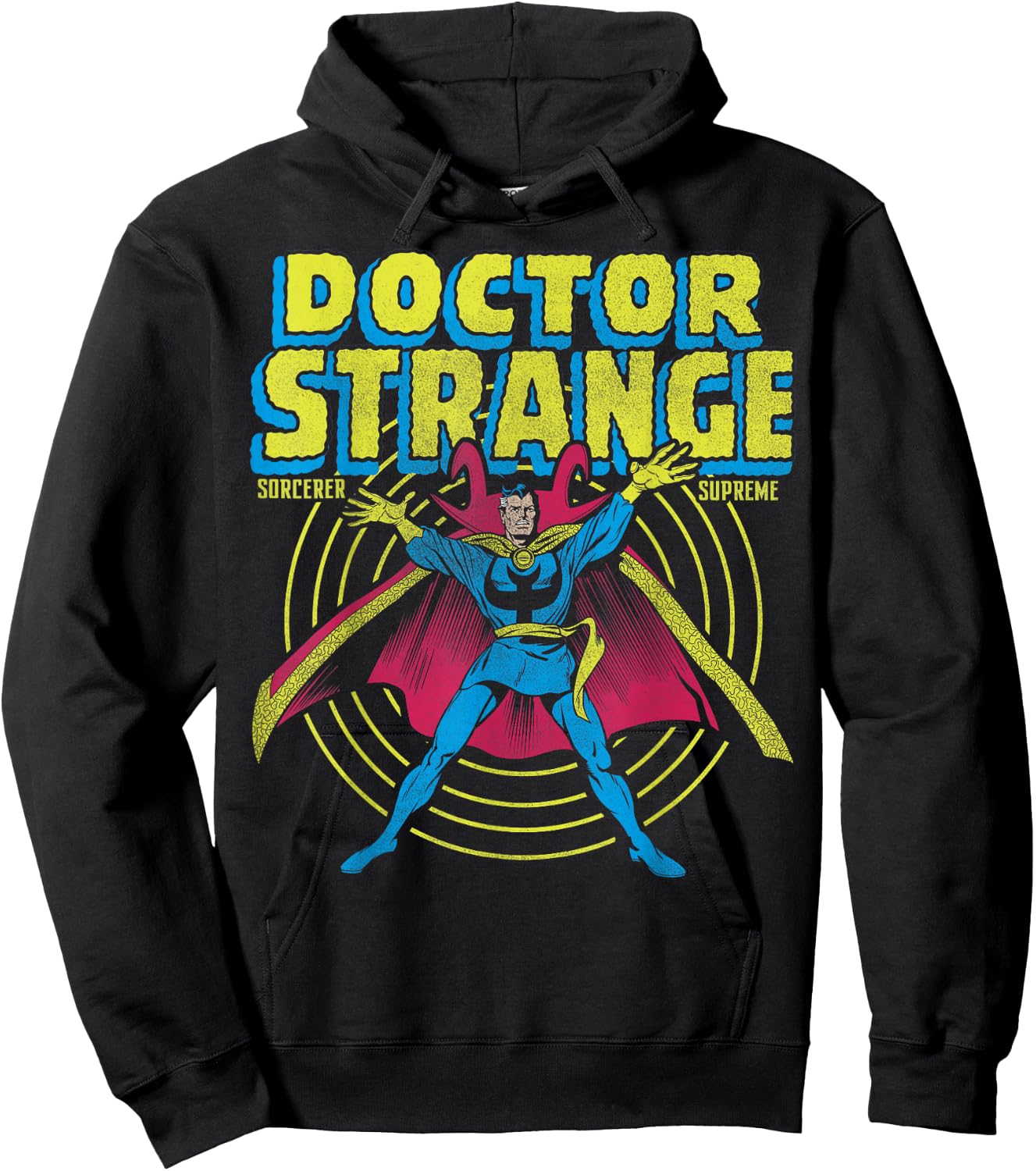 Marvel Avengers Doctor Strange Sorcerer Supreme Portrait Hoodie - Hoodie | Black