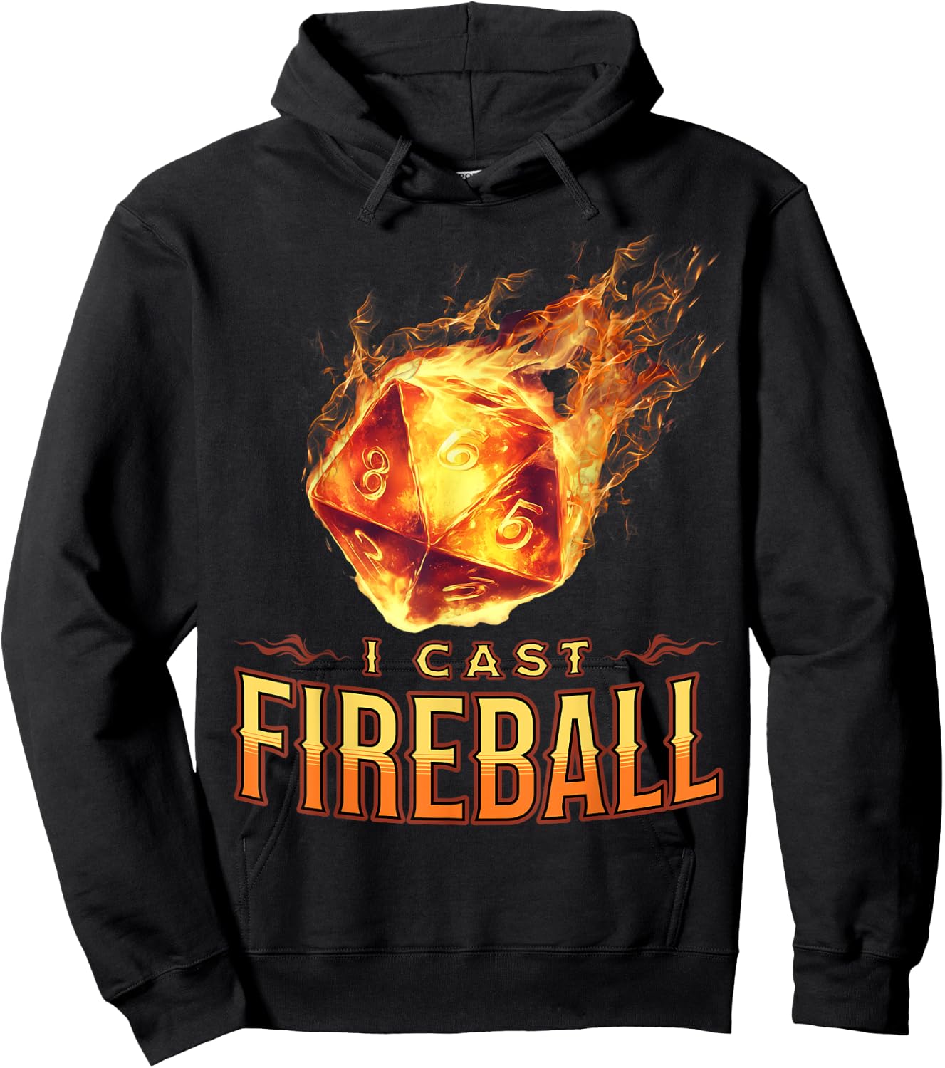I Cast Fireball Hoodie - Hoodie | Black