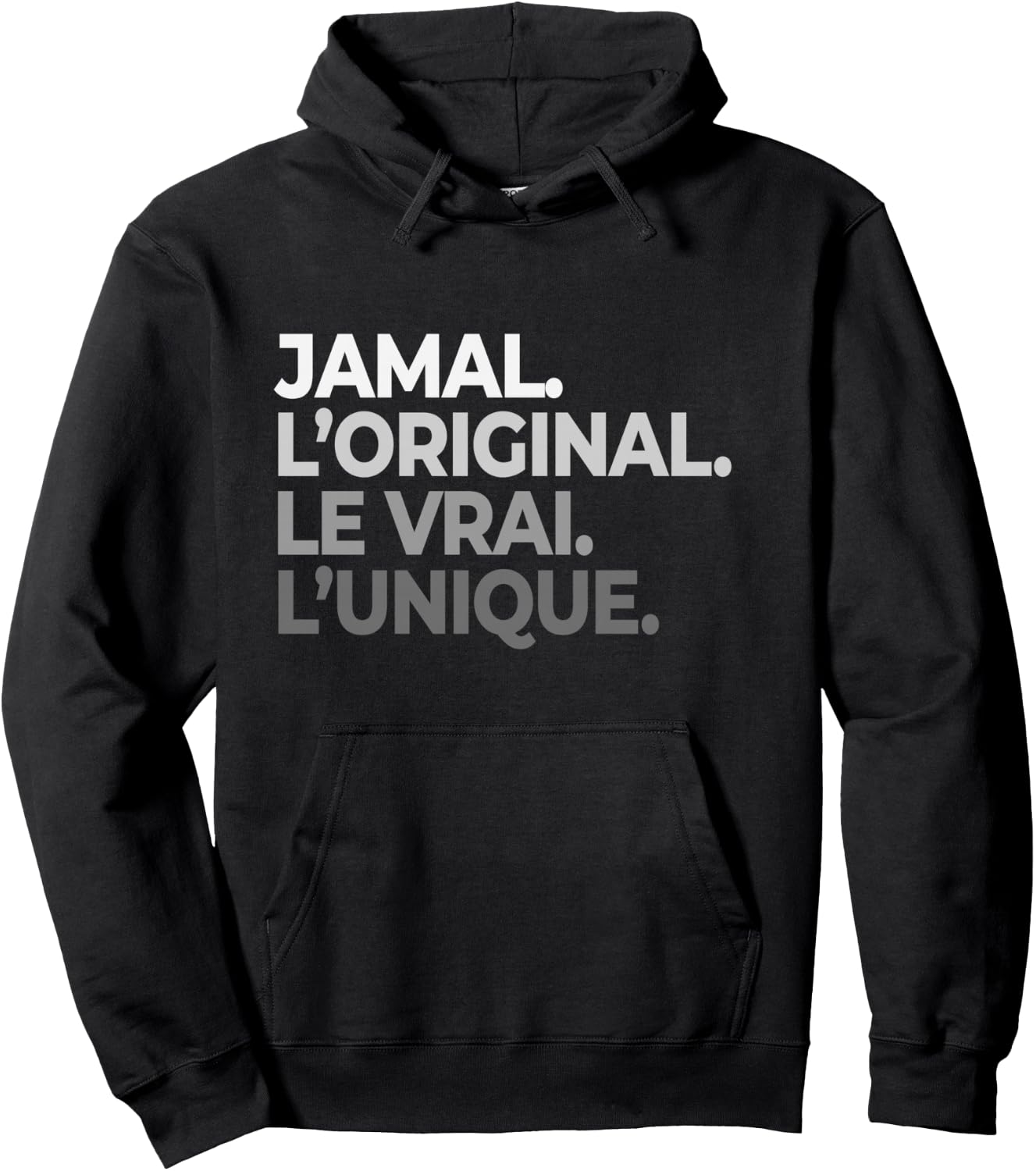 Name Jamal The Original The True The Unique Father's Day Hoodie - Hoodie | Black