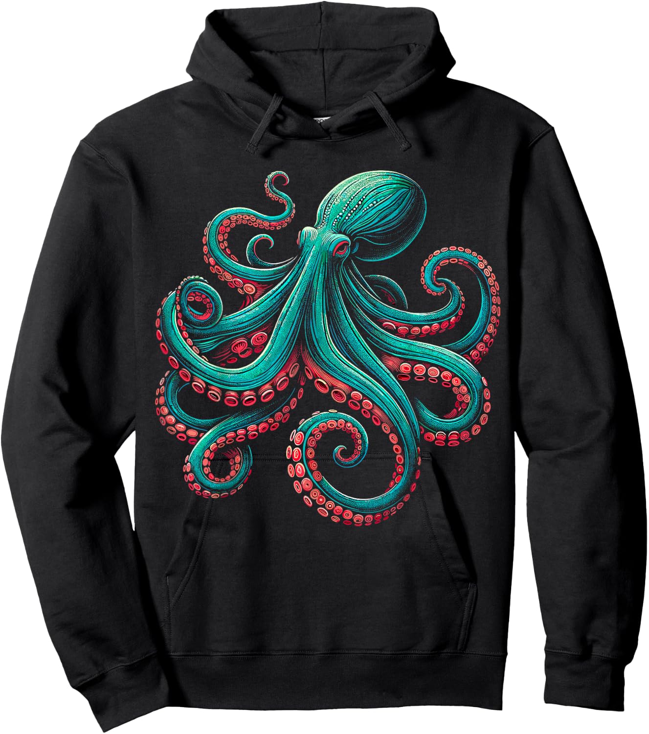 Octopus Kraken Ocean Hoodie - Hoodie | Black