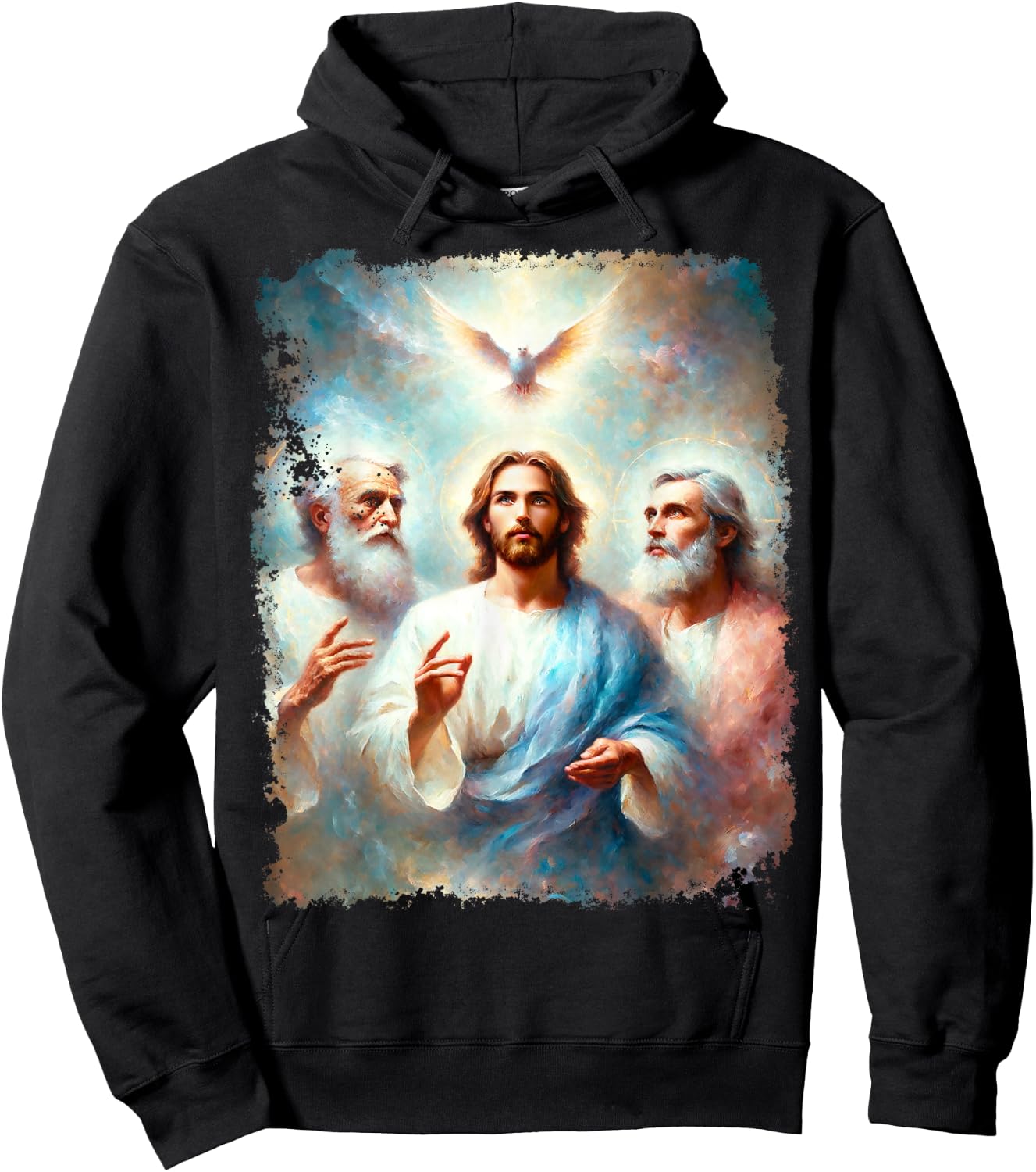 God The Father Holy Spirit Jesus Christ Hoodie - Hoodie | Black