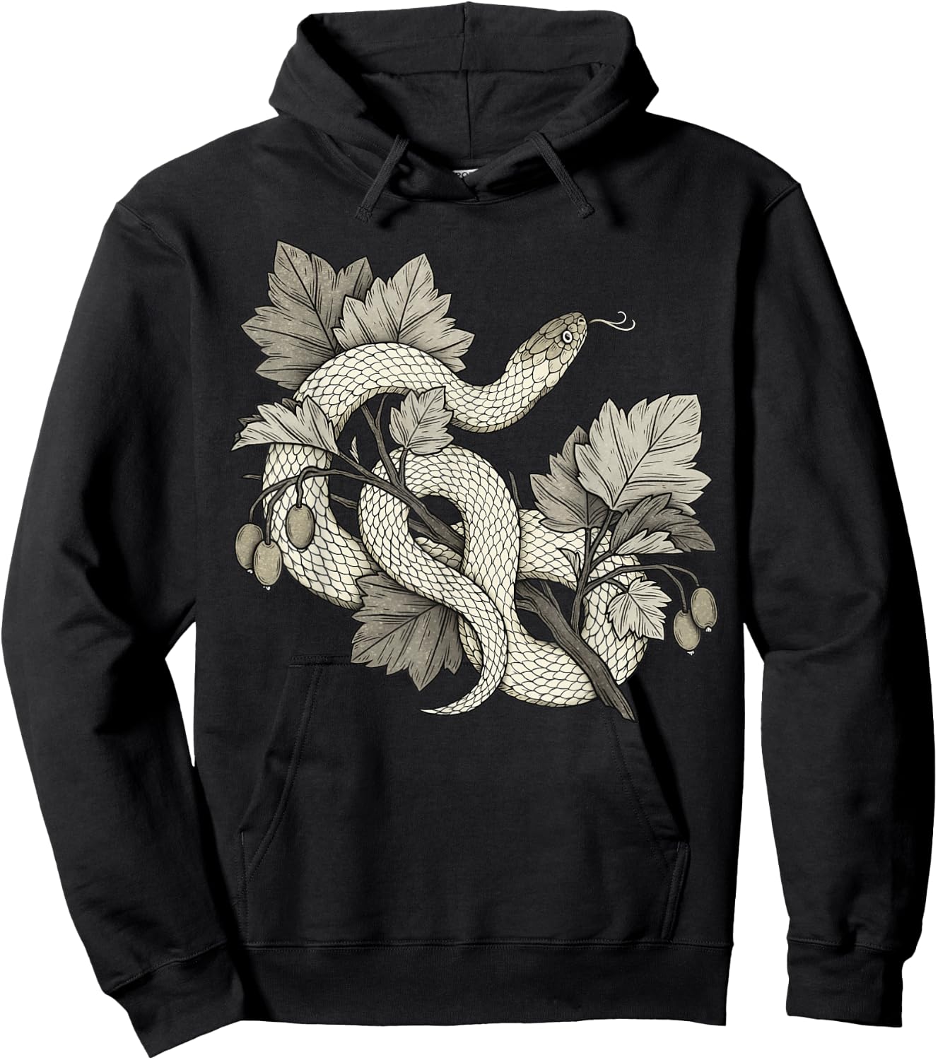 Snake Alternative Gothic Witchcraft Occult Dark Academia Art Hoodie - Hoodie | Black