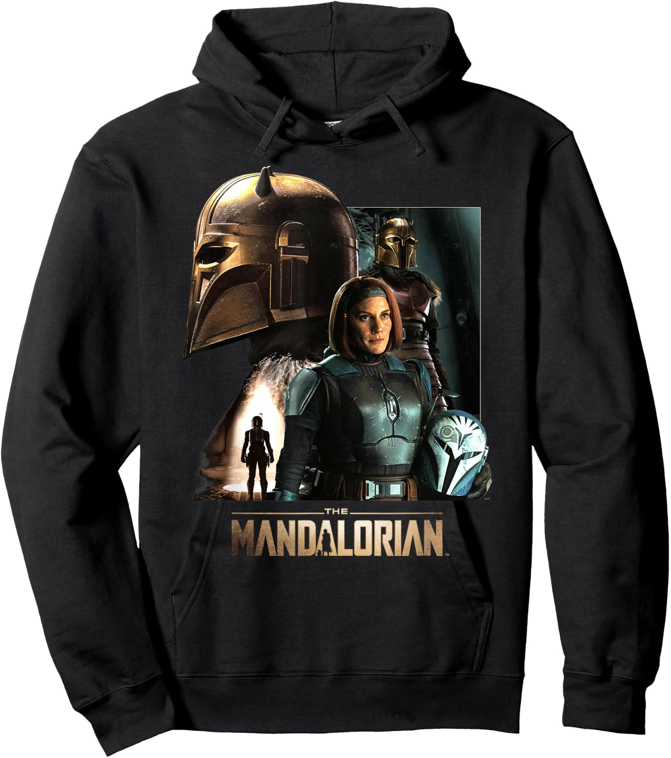 Star Wars The Mandalorian Season 3 the Armorer and Bo-Katan Hoodie - Hoodie | Black