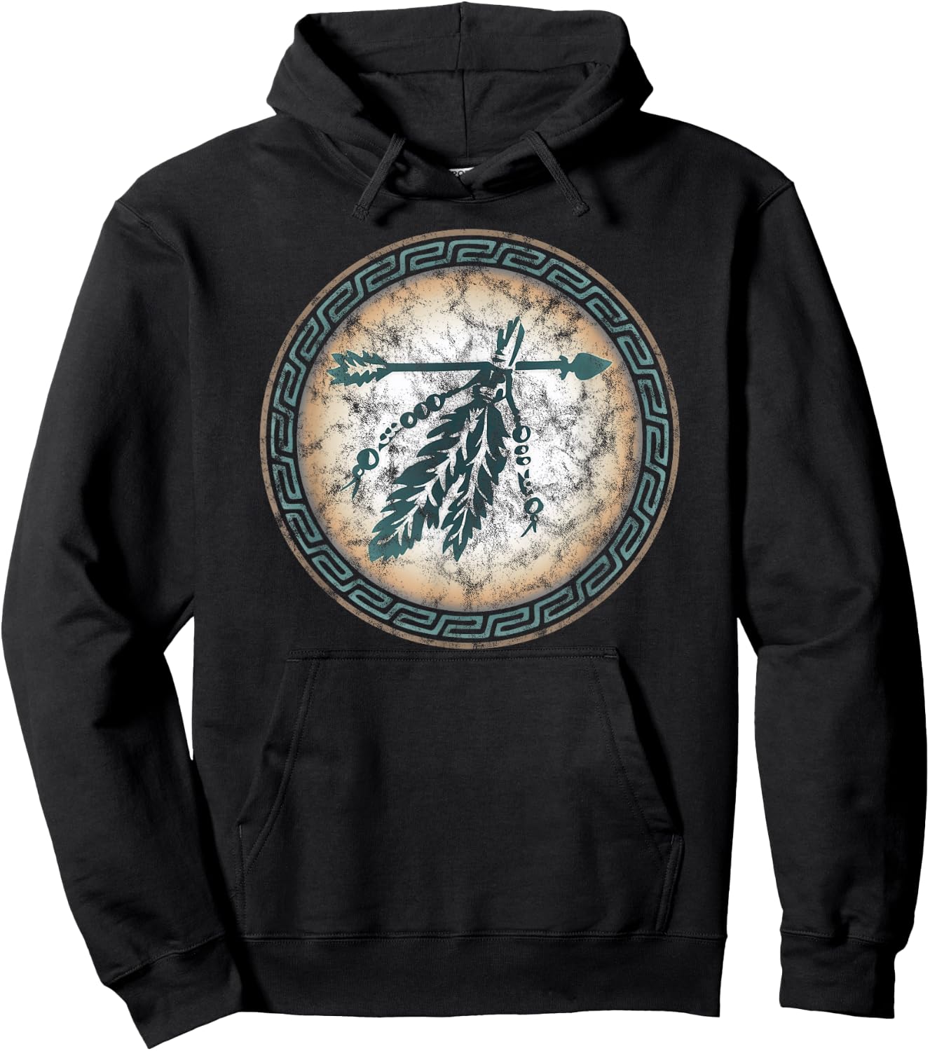Arrow und Feathers, Indianer, First Nation, Spirit Hoodie - Hoodie | Black