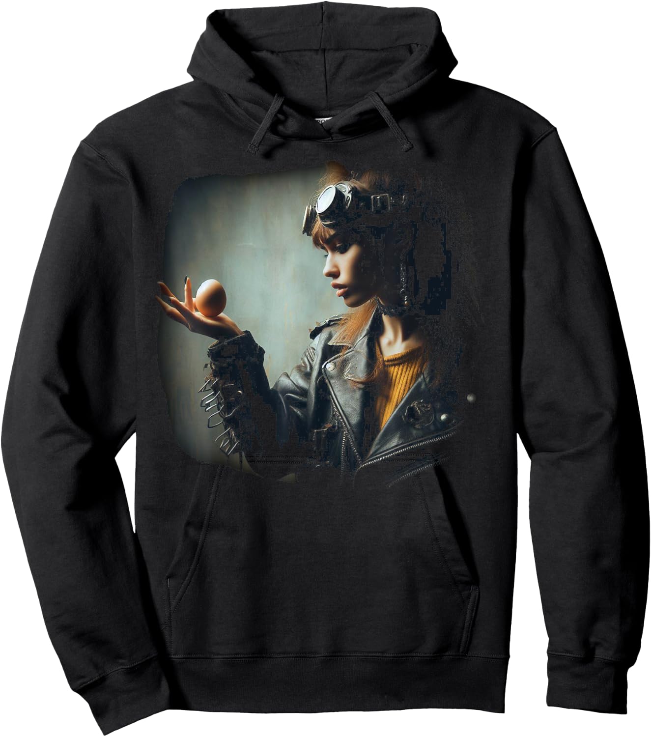 B. F. Raid Who Cracked The Egg Hoodie - Hoodie | Black