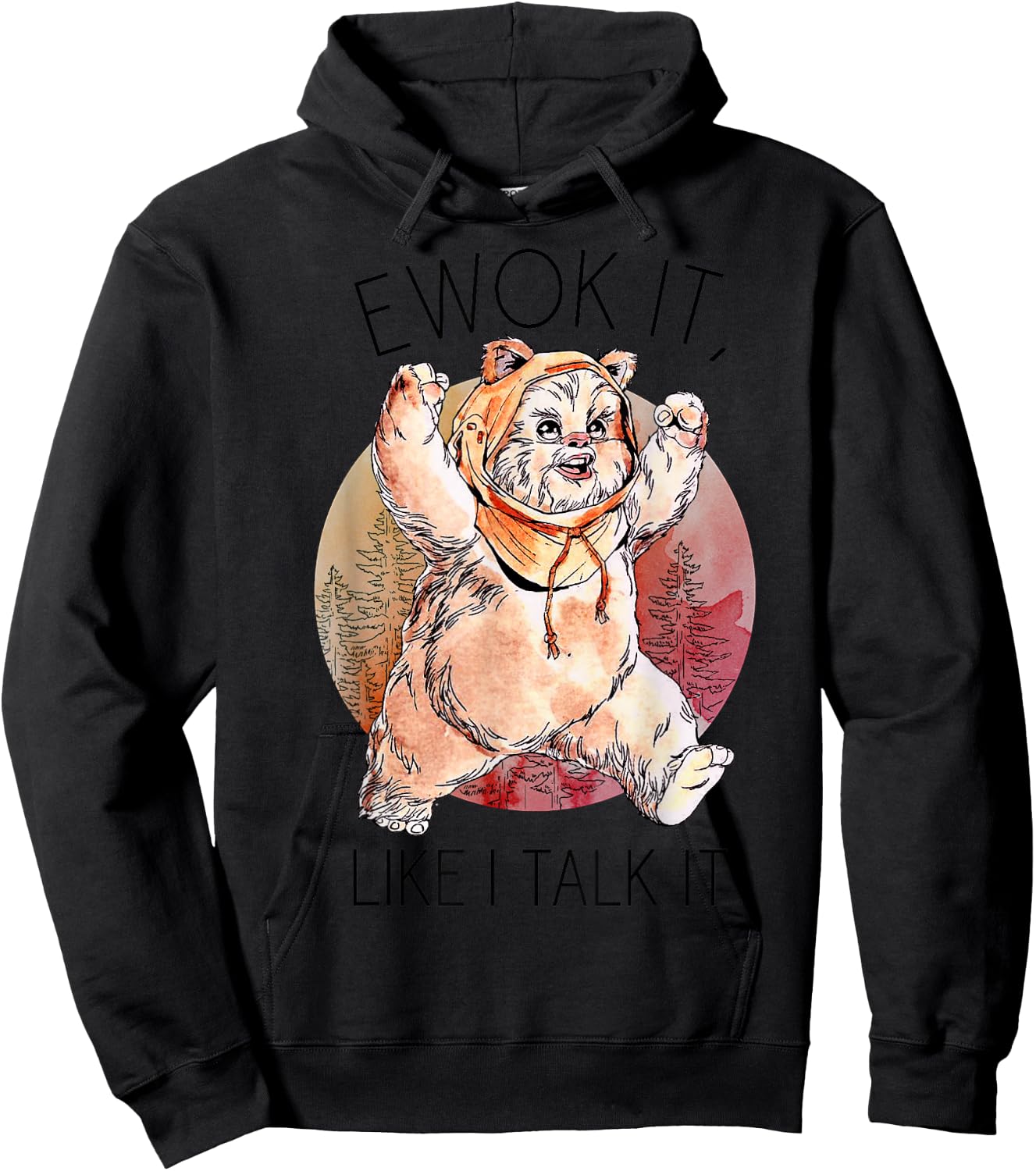 Star Wars Ewok It Hoodie - Hoodie | Black