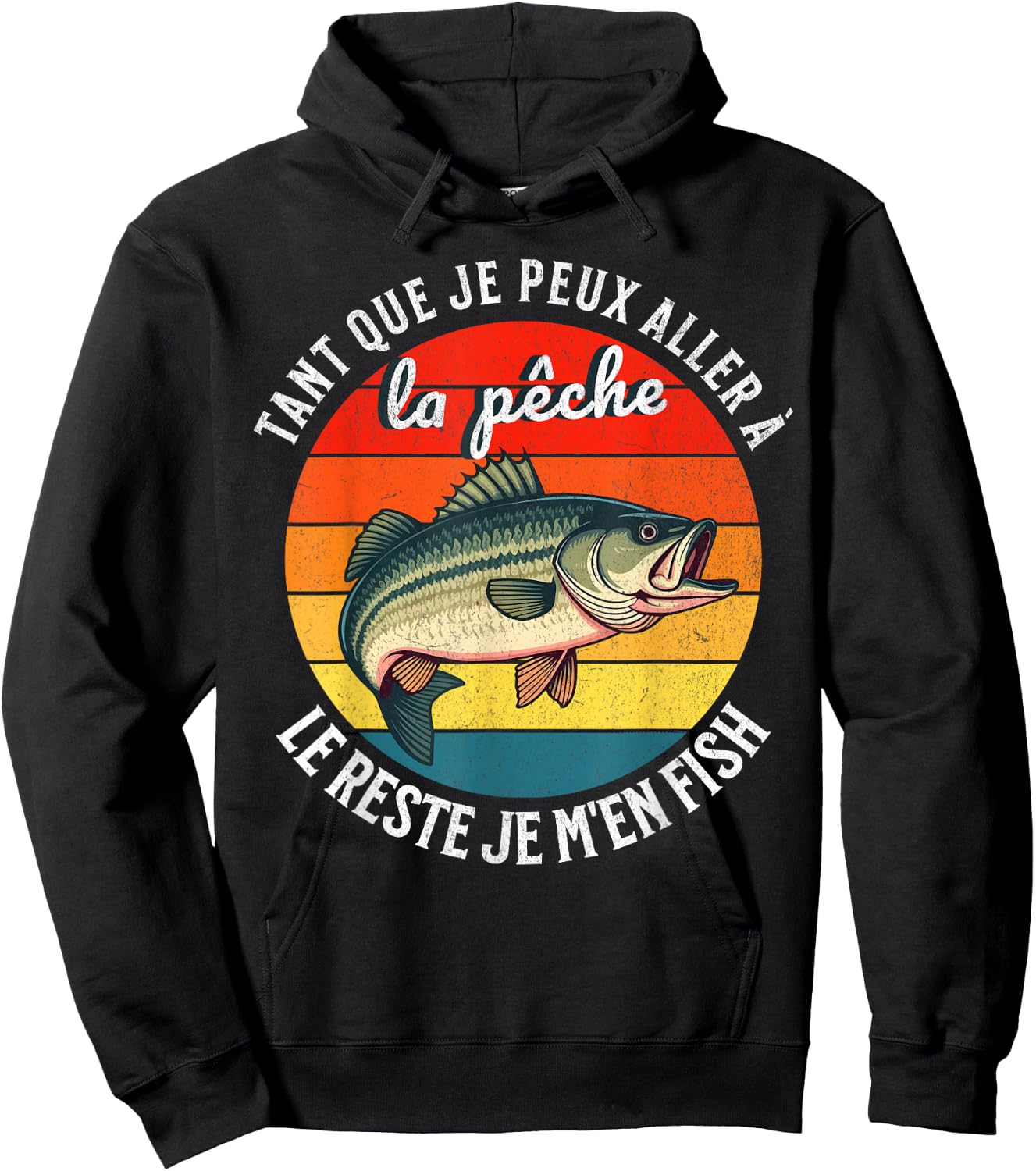 Fishing The Rest I M'en Fish For Fisherman , Black, S Hoodie - Hoodie | Black