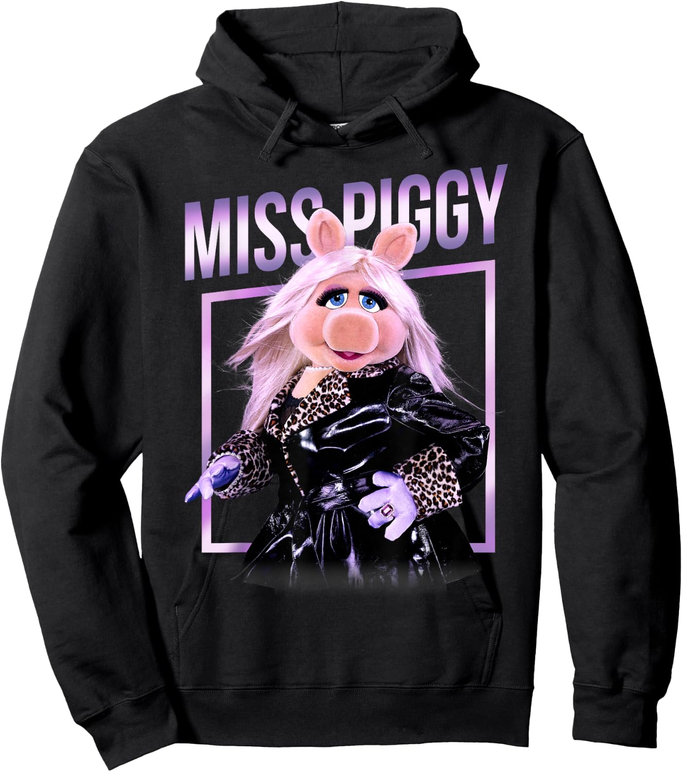 Disney The Muppets Missy Piggy Framed Hoodie - Hoodie | Black