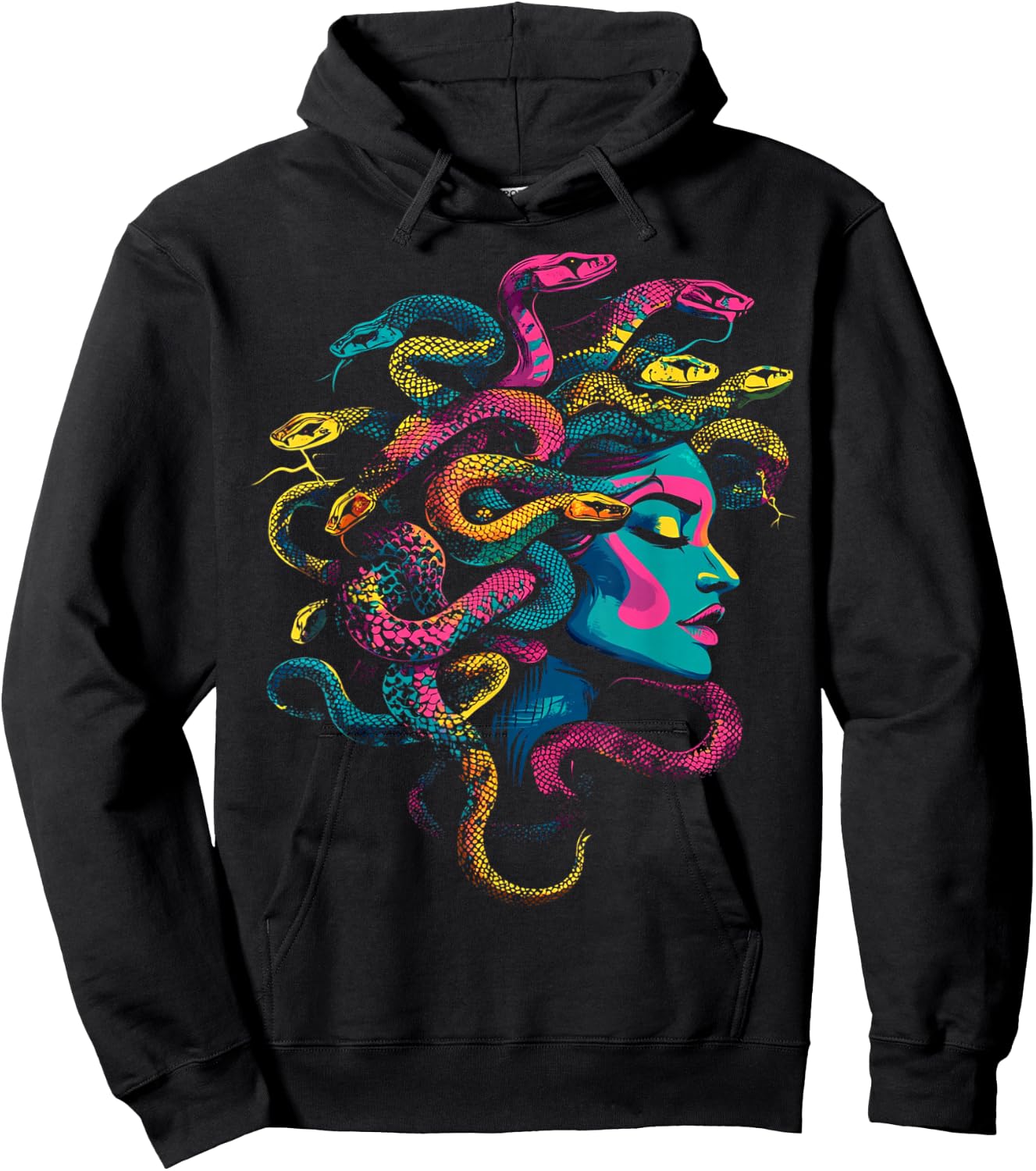 Vintage Medusa Hoodie - Hoodie | Black