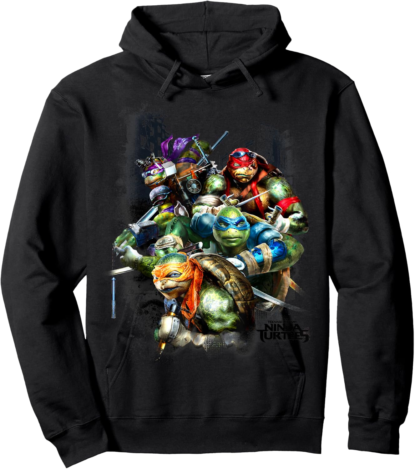 Teenage Mutant Ninja Turtle Movie Graphic Hoodie - Hoodie | Black