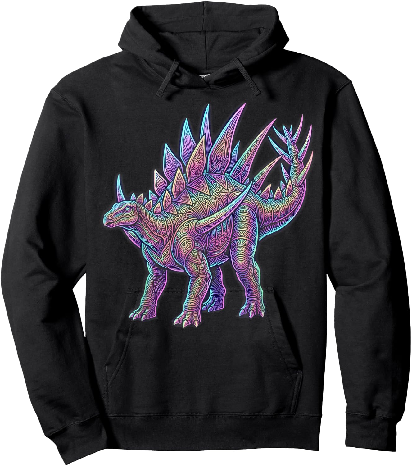 Kentrosaurus Spiked Dinosaur Late Jurassic Herbivore Hoodie - Hoodie | Black