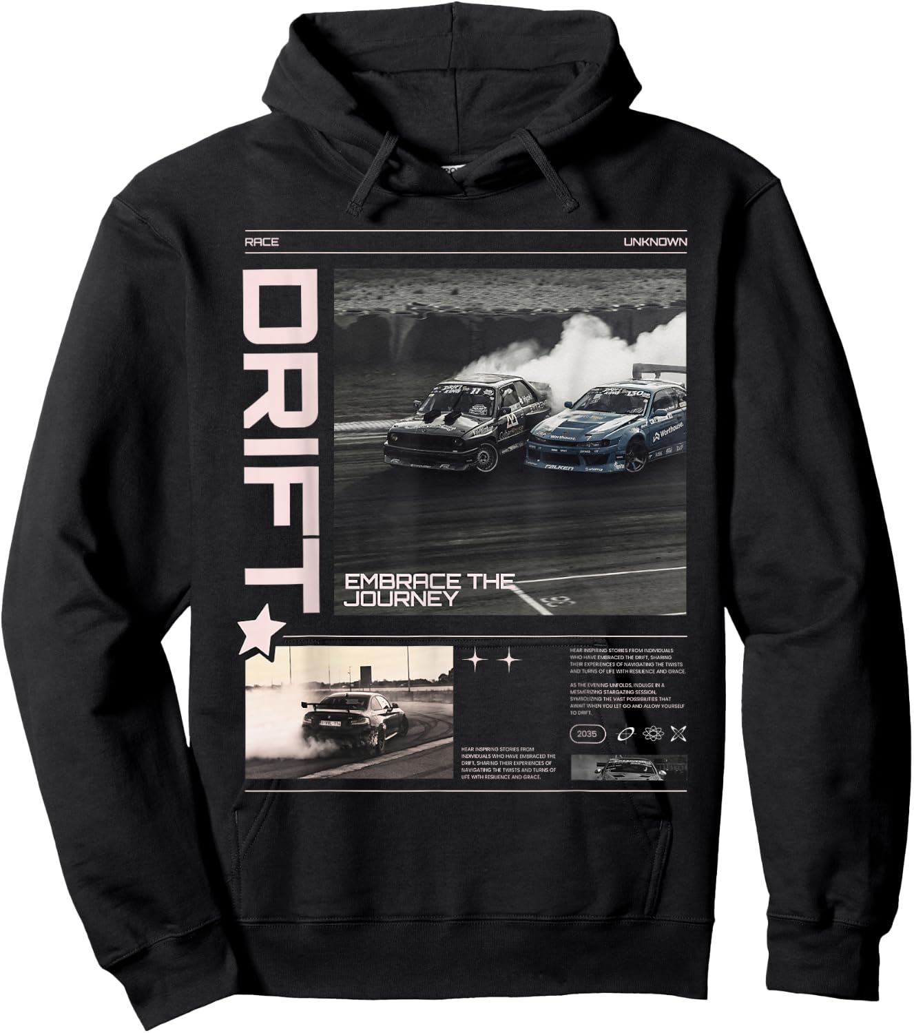 Cool Retro Vintage Japanese JDM Tokyo Japan Drift Race Car , black Hoodie - Hoodie | Black