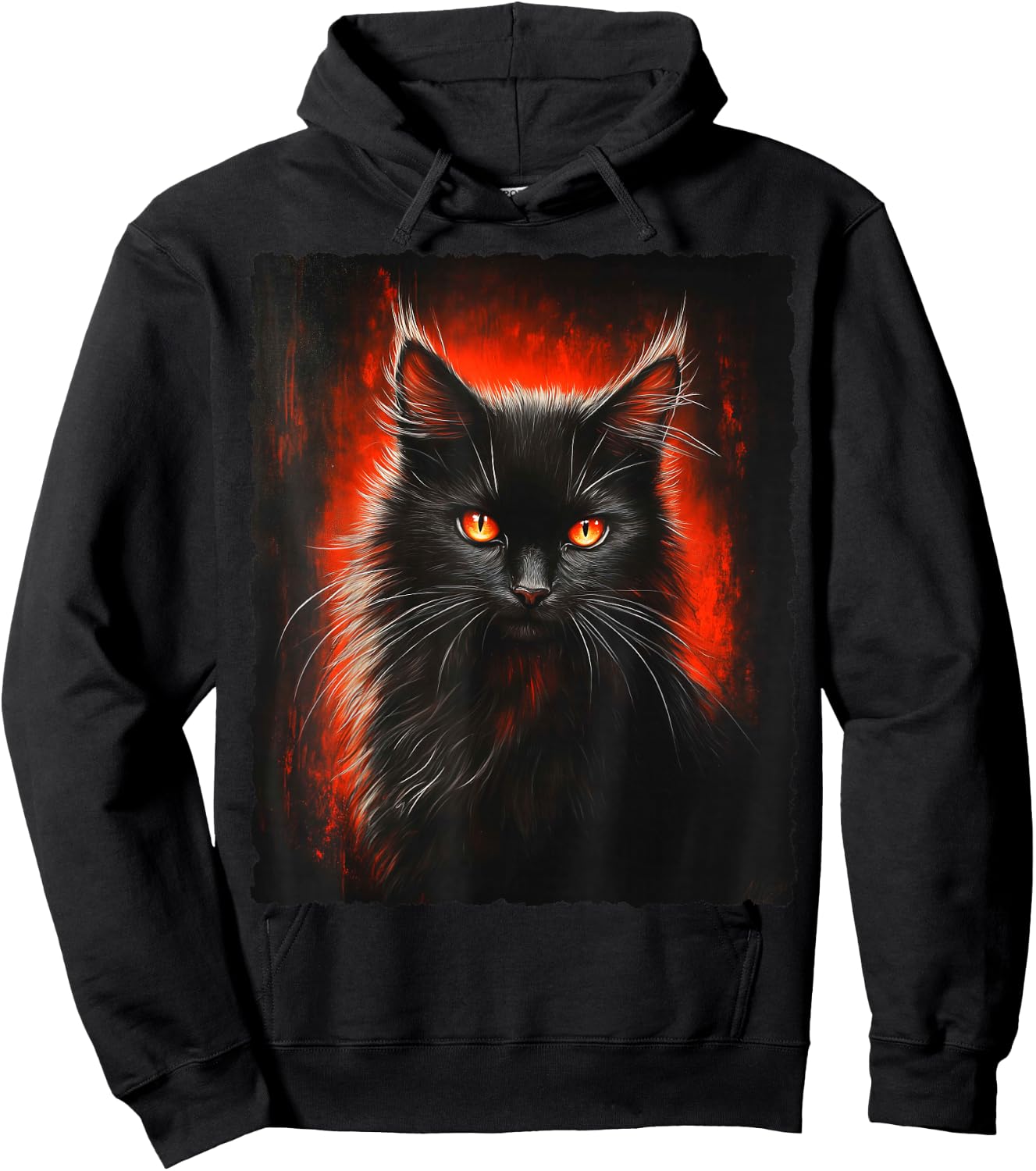 Magische Katze Fantasy Kunst Hoodie - Hoodie | Black
