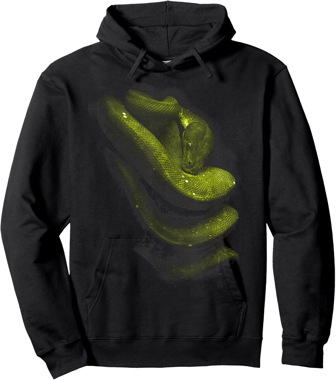 Green Tree Python Snake Owner Streetwear Reptile Keeper Hoodie - Hoodie | Black