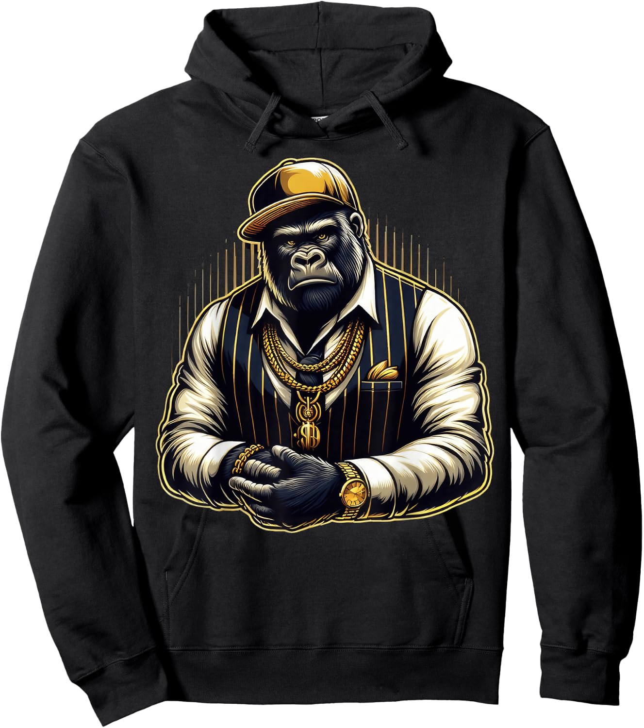 Gorilla Kostüm Kinder Hoodie - Hoodie | Black