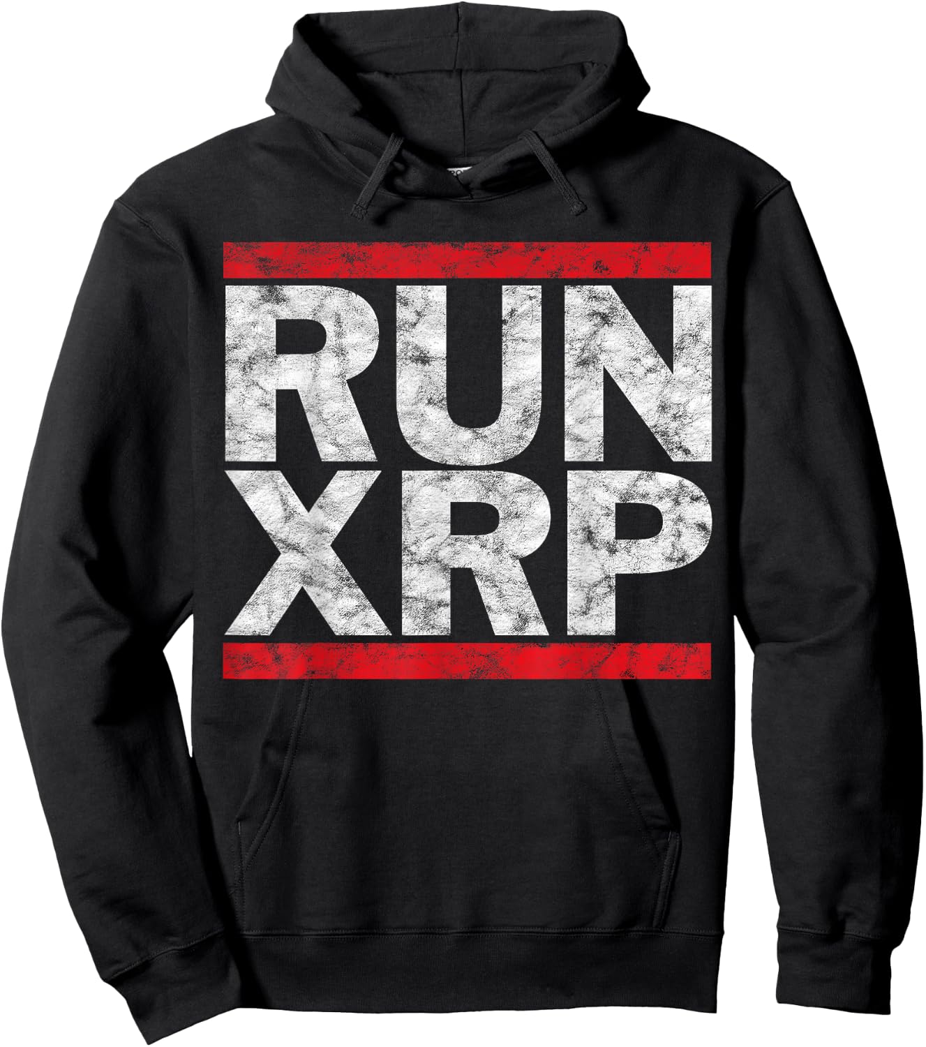 RUN XRP Crypto Ripple XRP to the moon Hoodie - Hoodie | Black