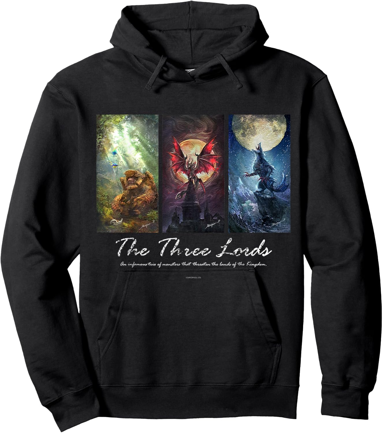Monster Hunter Rise: Sunbreak The Three Lords Hoodie - Hoodie | Black