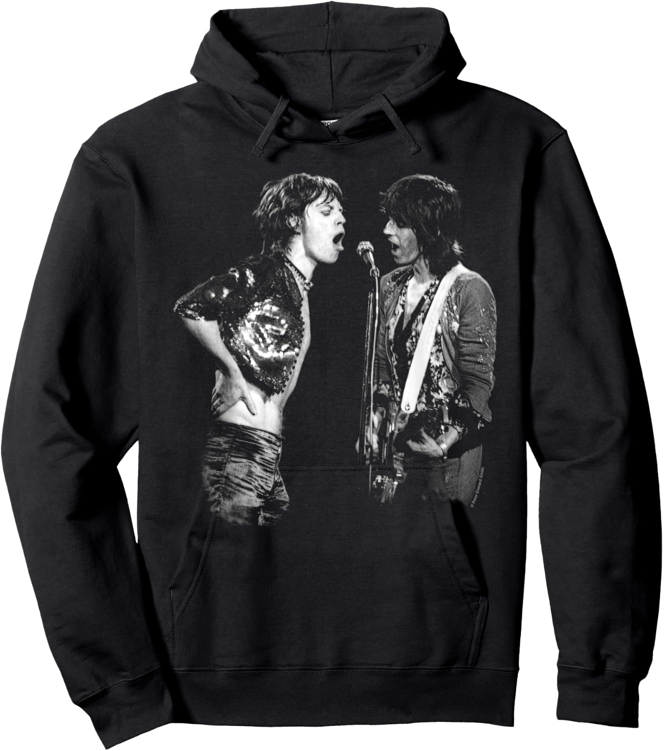 Keith Richards Mick Jagger Rolling Stones By Everard Smith Hoodie - Hoodie | Black