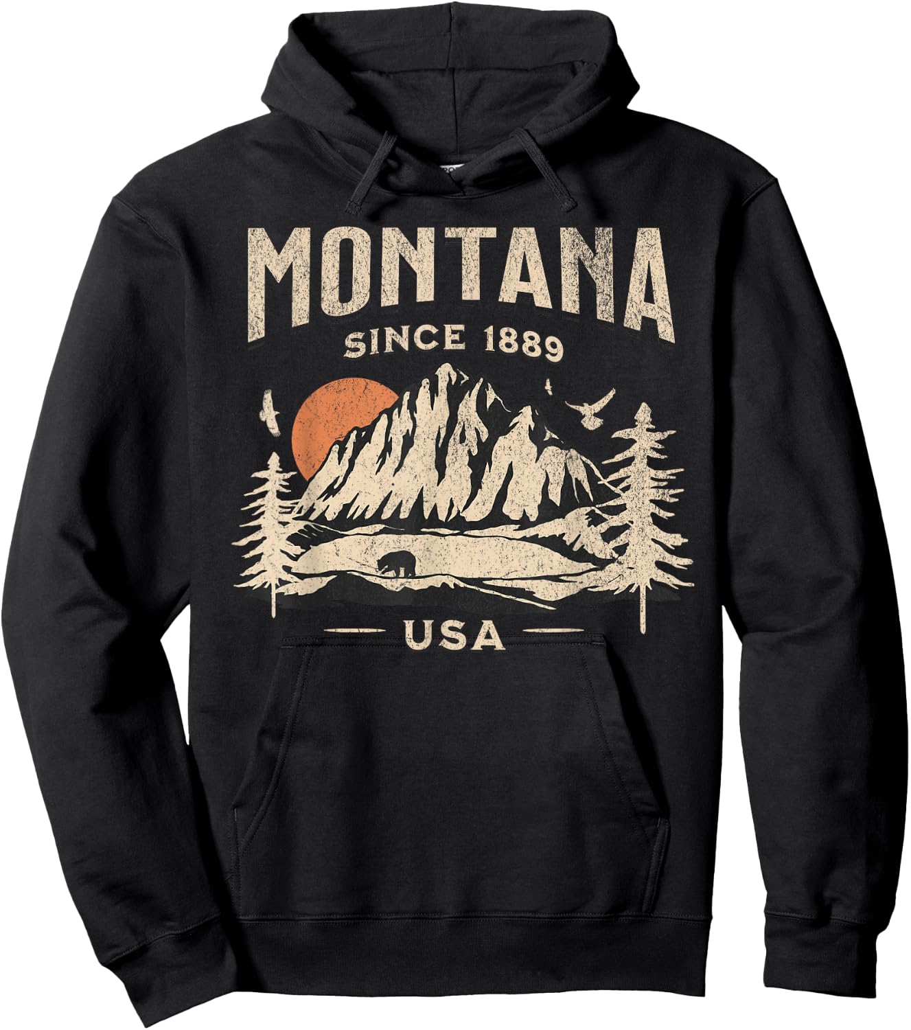 Montana Hoodie - Hoodie | Black