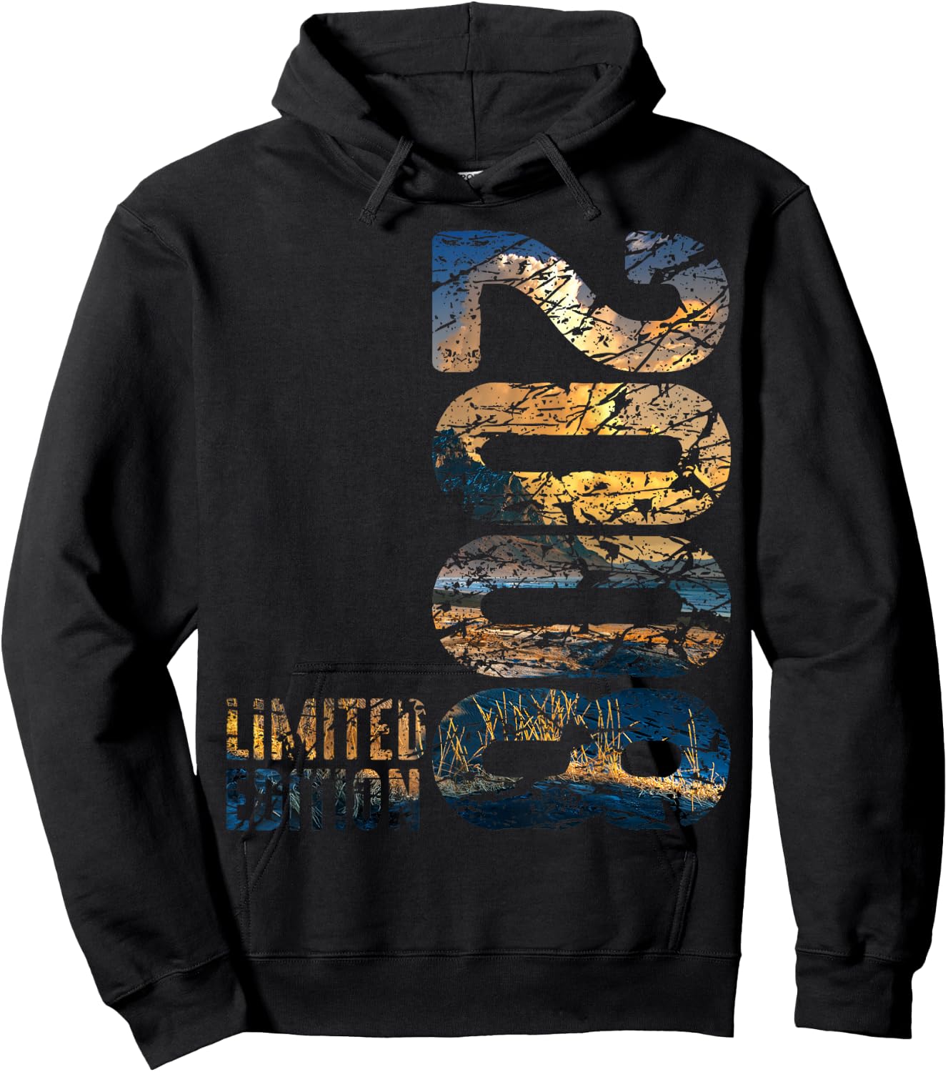 15th Birthday Boy Girl 15 Years 2008 Funny Gift , black Hoodie - Hoodie | Black
