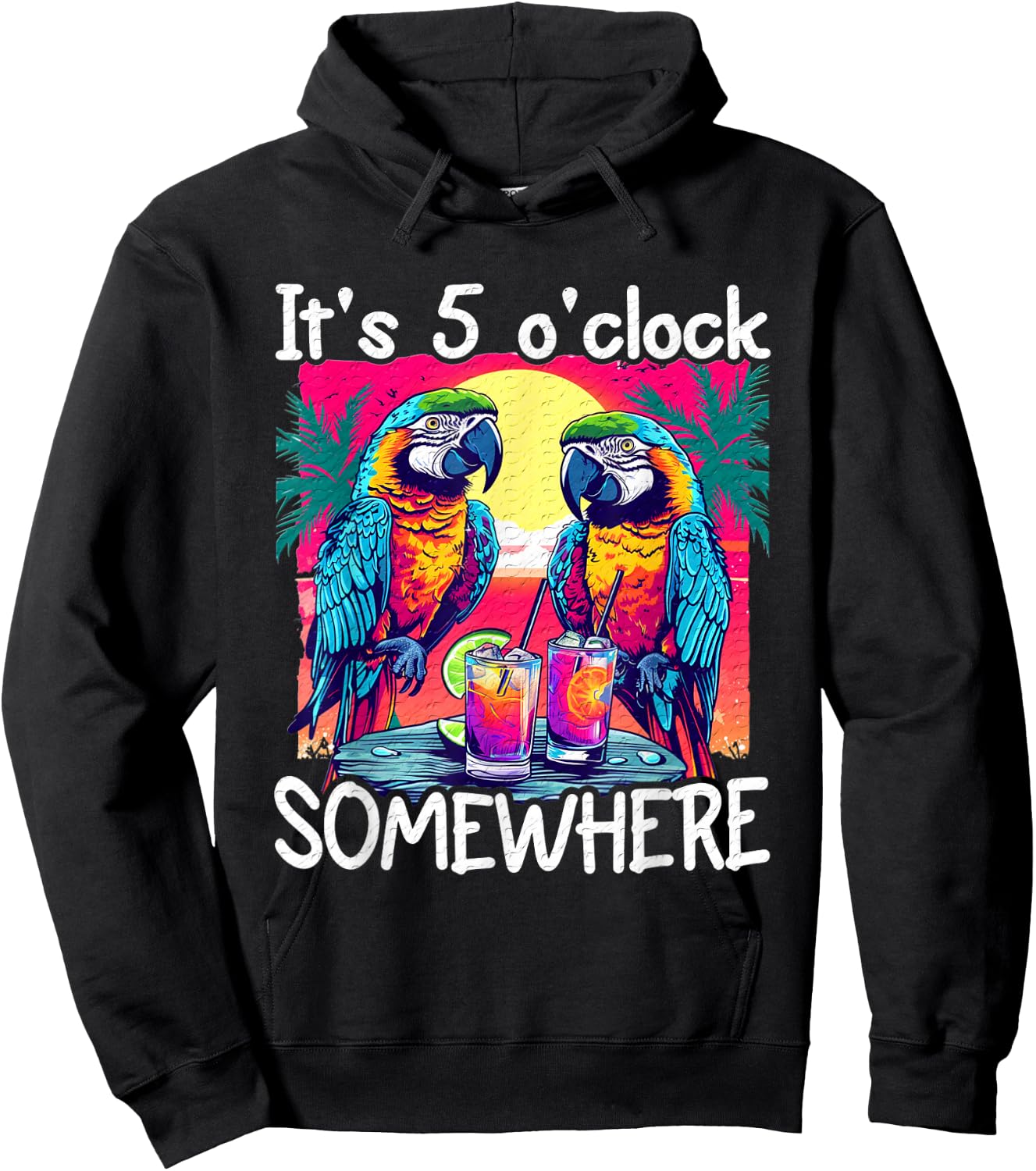 Funn It's 5 o'clock somewhere - 5 oclock somewhere Hoodie - Hoodie | Black