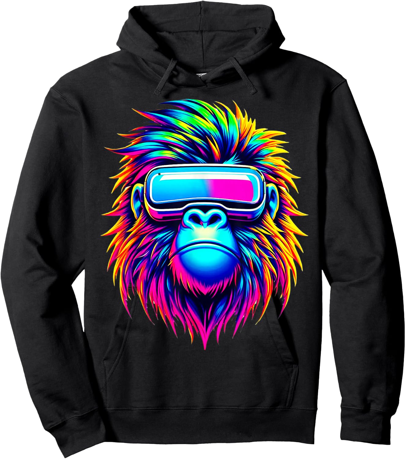 Birthday Gorilla Boys Adult Men Funny Gorilla Party Birthday Hoodie - Hoodie | Black