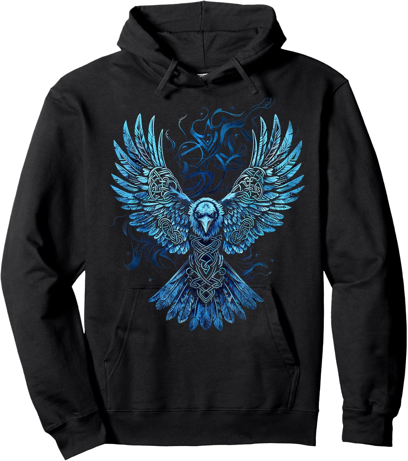 Odin's Raven Viking Valhalla Viking Mythology Hoodie - Hoodie | Black