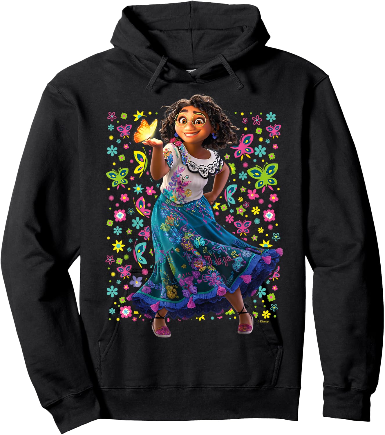 Encanto - Maribel Magic Glowing Butterflies Hoodie - Hoodie | Black