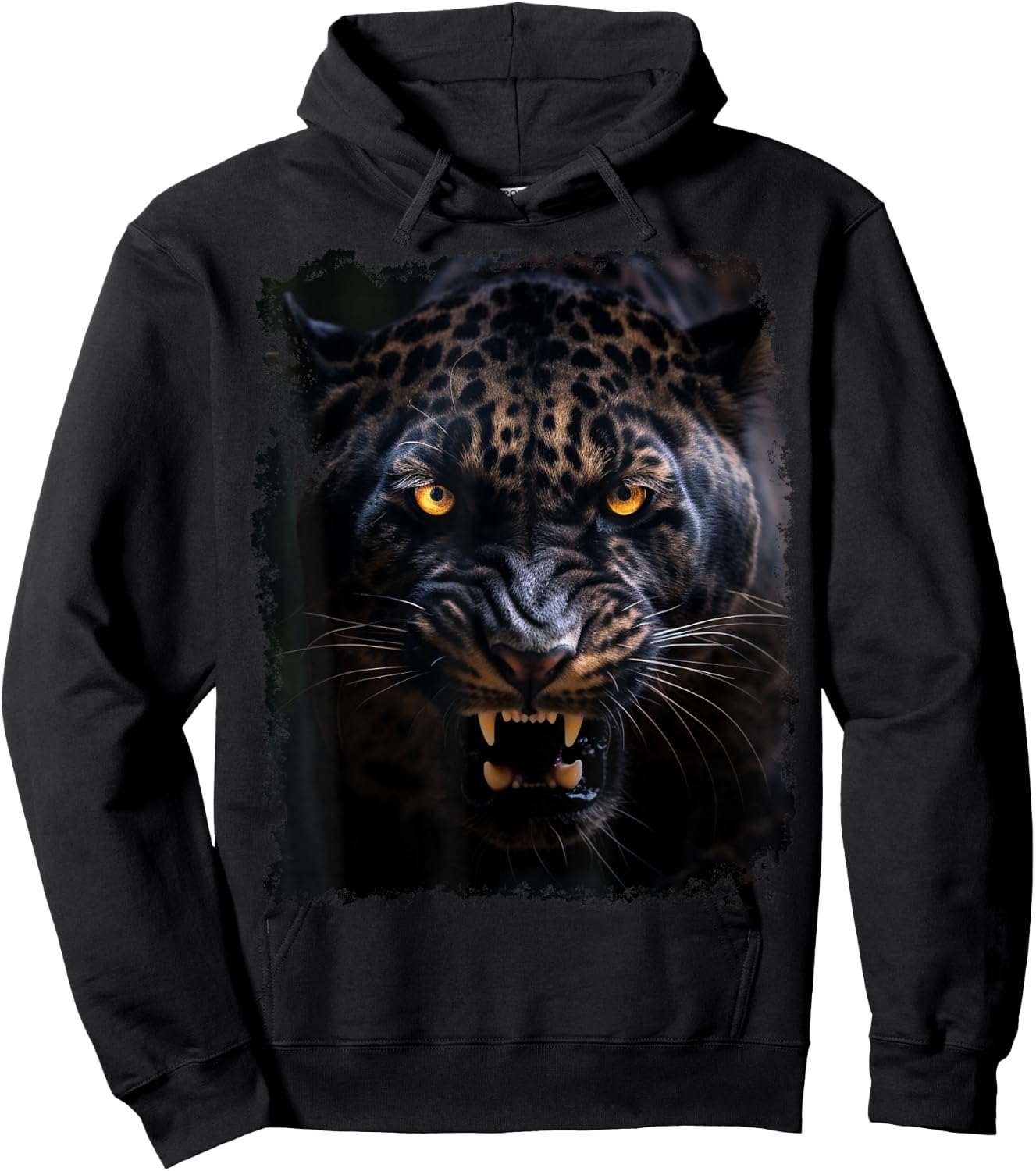 Pop Art Panther Black Hoodie - Hoodie | Black