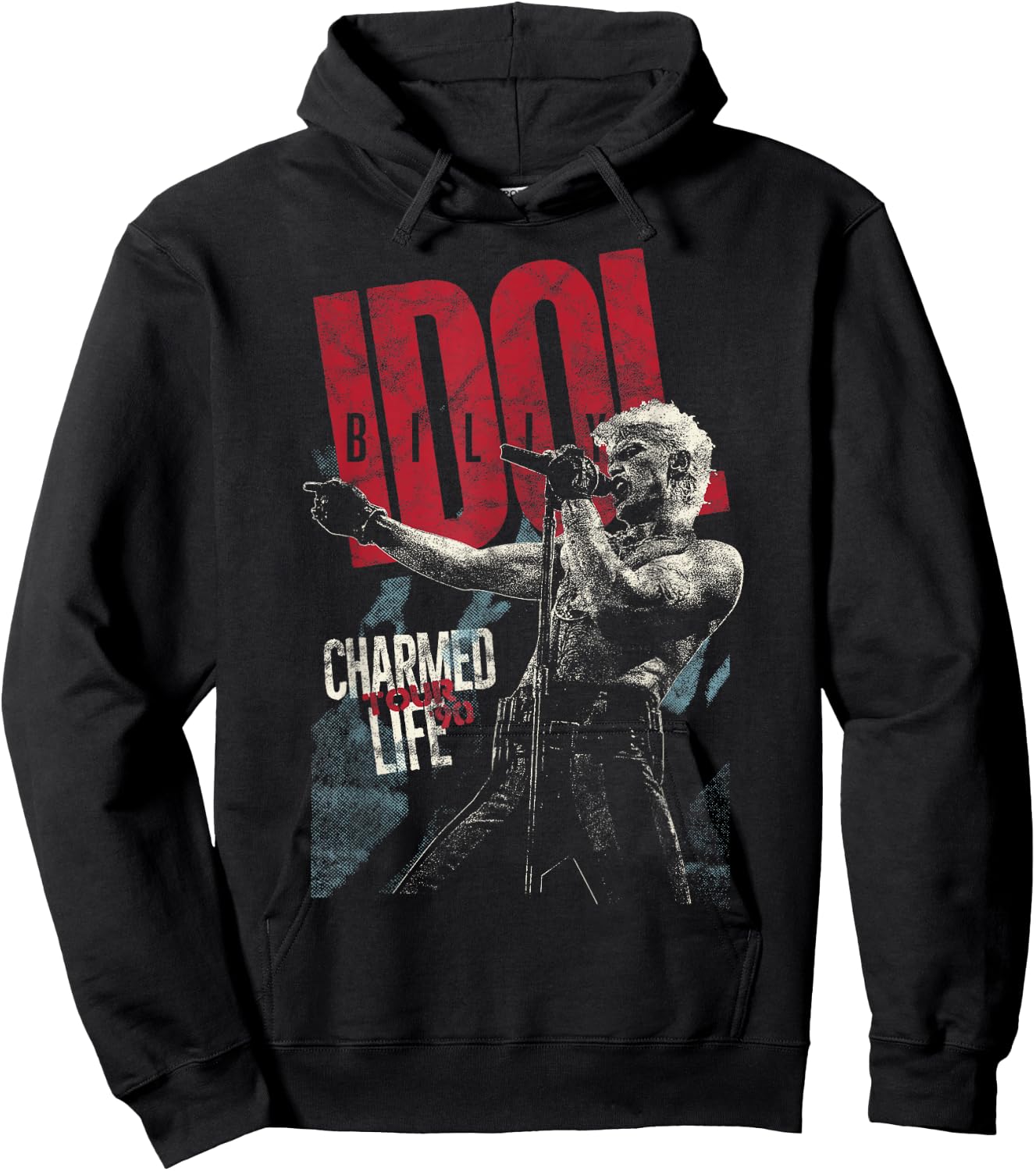 Billy Idol - Charming Life , black Hoodie - Hoodie | Black