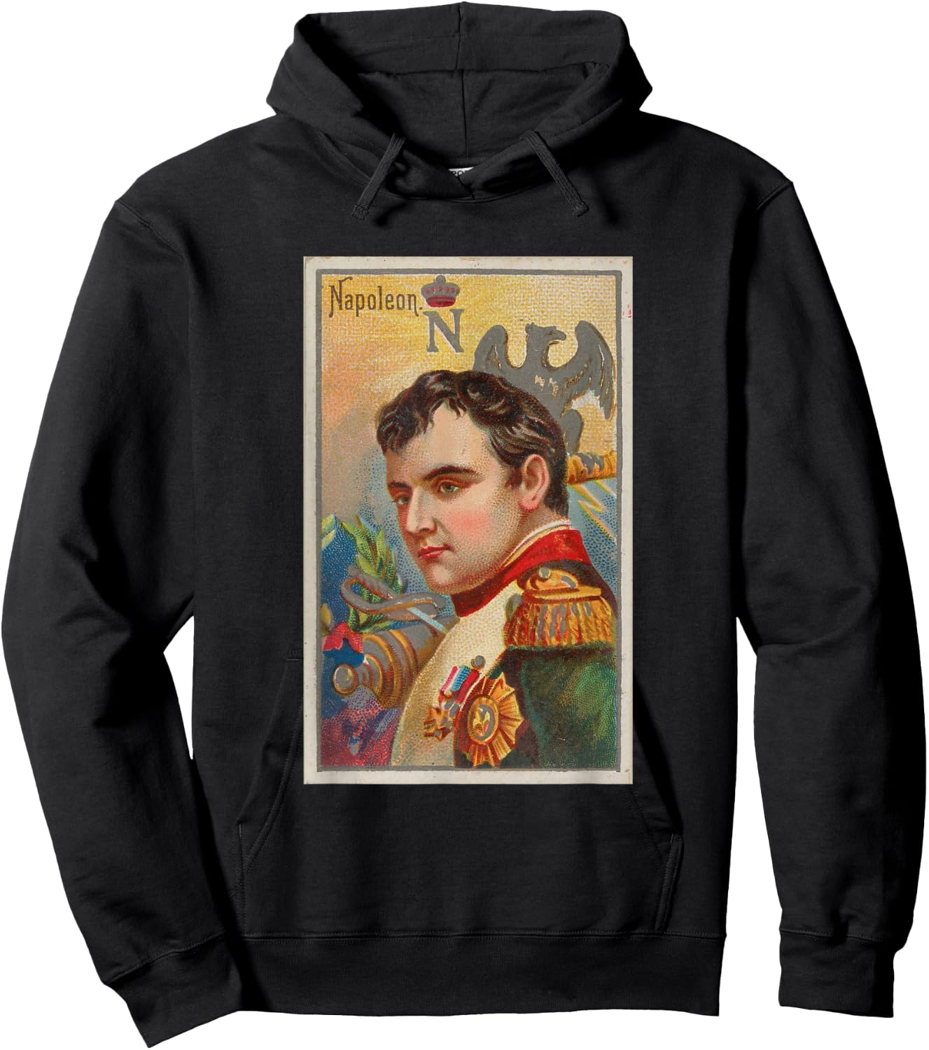 Napoleon Bonaparte Portrait T Shirt Hoodie - Hoodie | Black