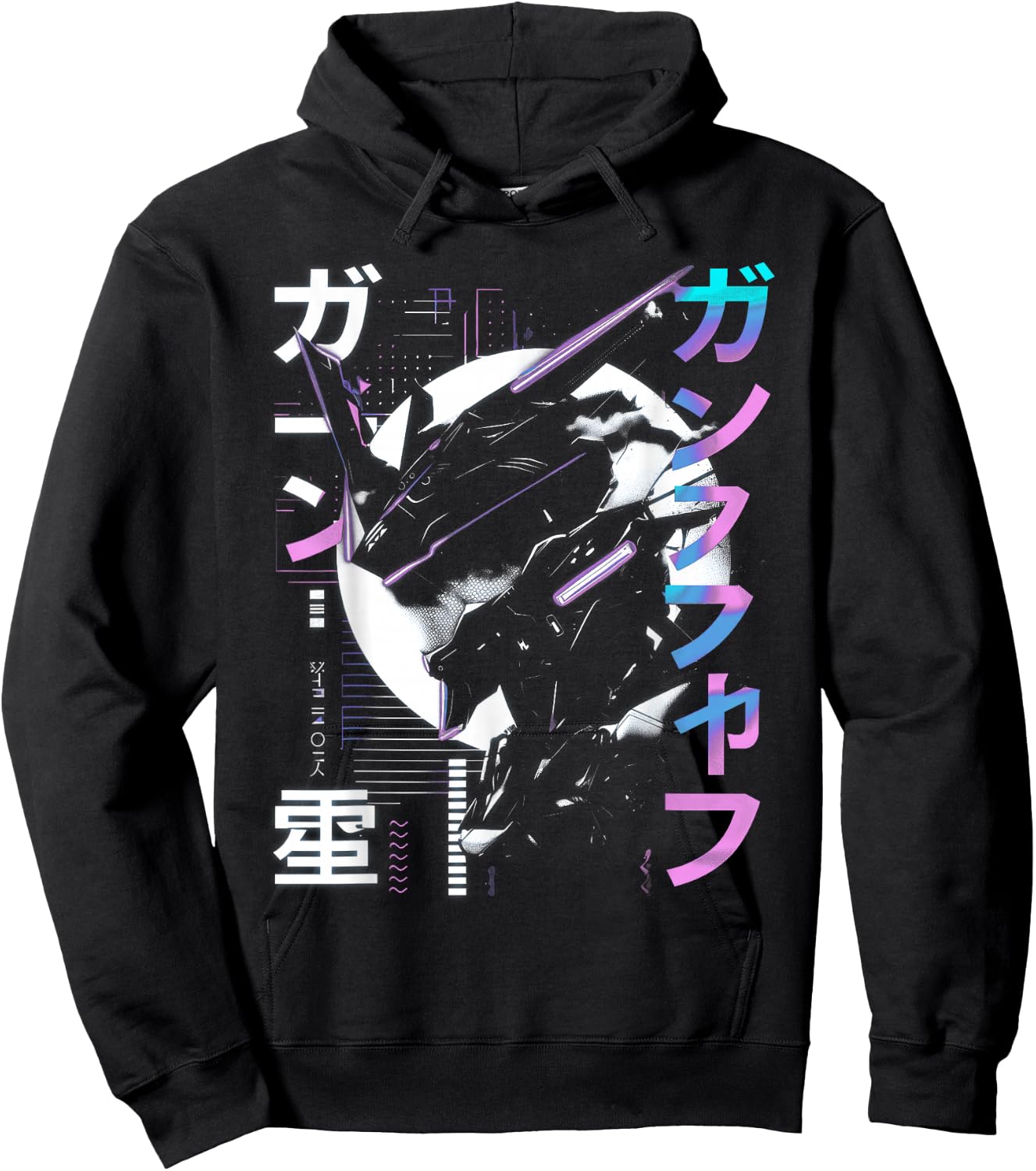 Futuristic Techwear Japanese Cyberpunk Harajuku Anime Manga , black Hoodie - Hoodie | Black