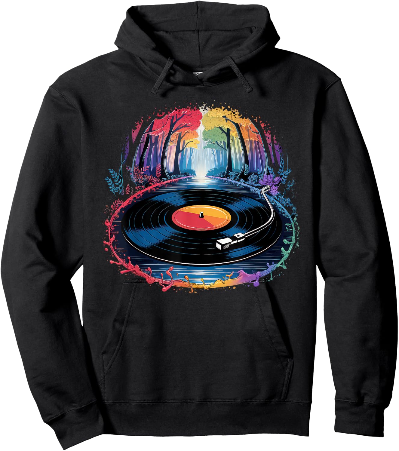 Vinyl Vinyl Switch Turntable Vintage Platinum Hoodie - Hoodie | Black