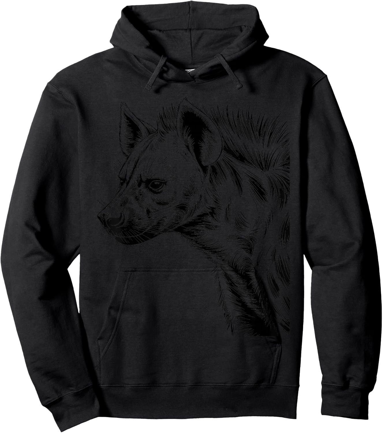 Cool Hyena Art Women Kids Africa Safari Hyena Lovers Hoodie - Hoodie | Black