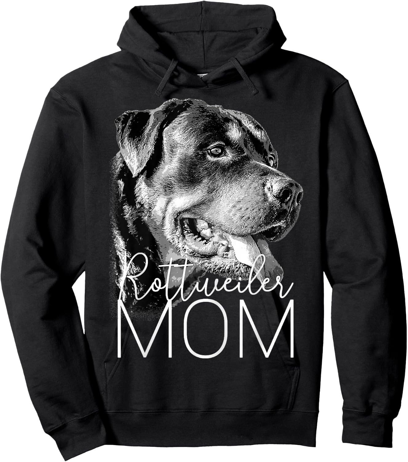 Rottweiler Mom - Dog mother's day gift Hoodie - Hoodie | Black