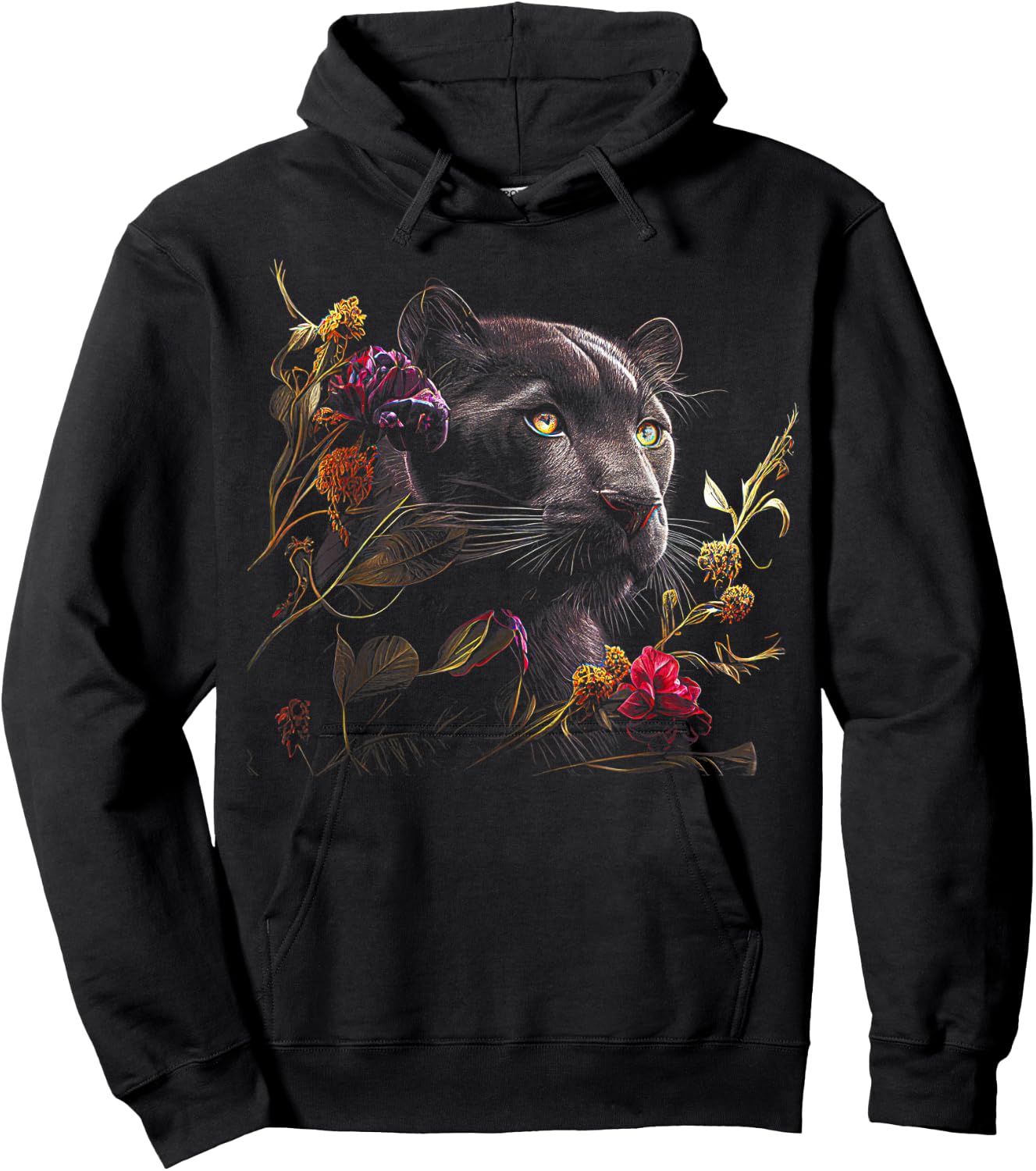 Panther Lover animal Big Cat Panther Animal black Hoodie - Hoodie | Black