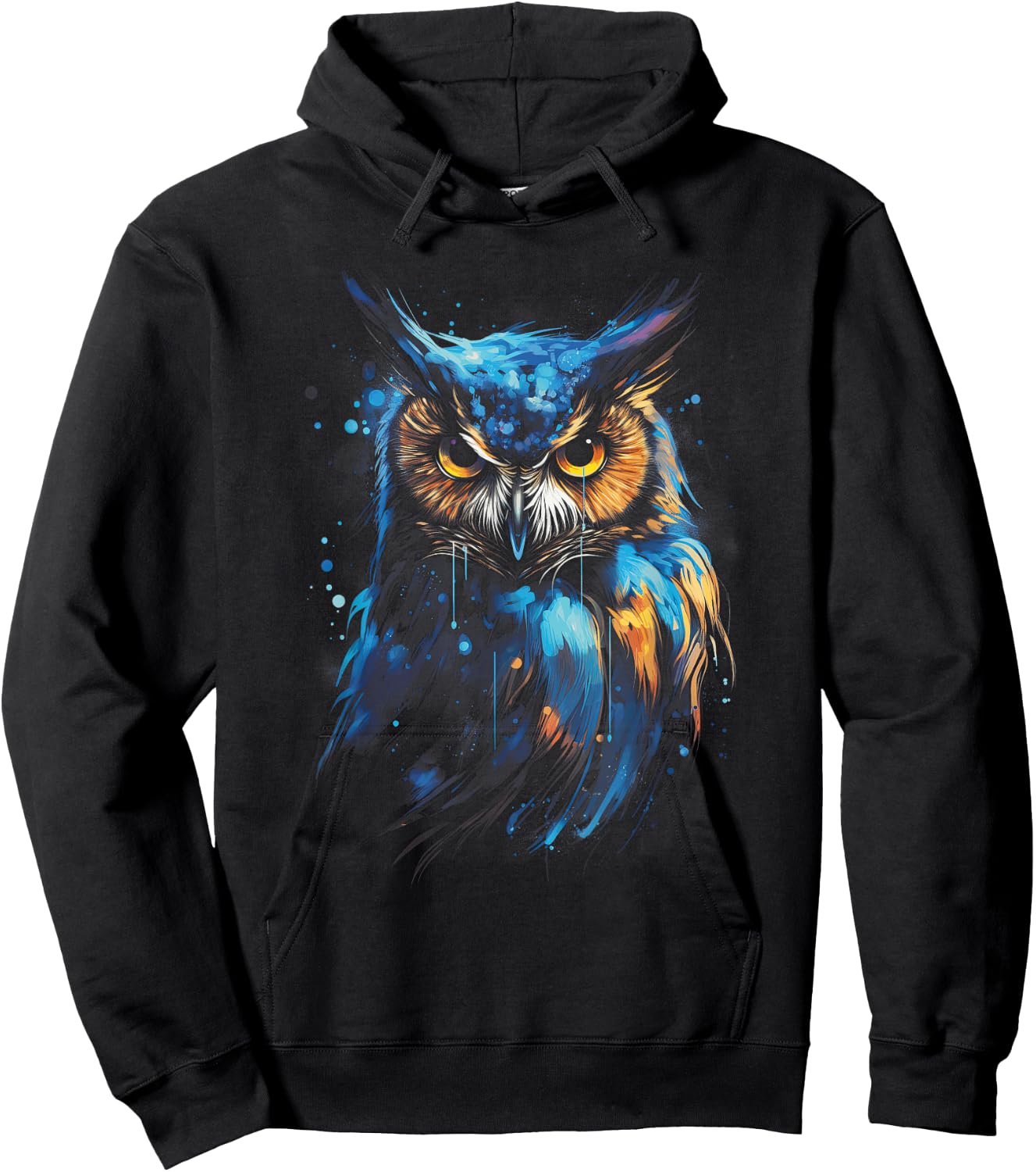 Owl Bird Hoodie - Hoodie | Black