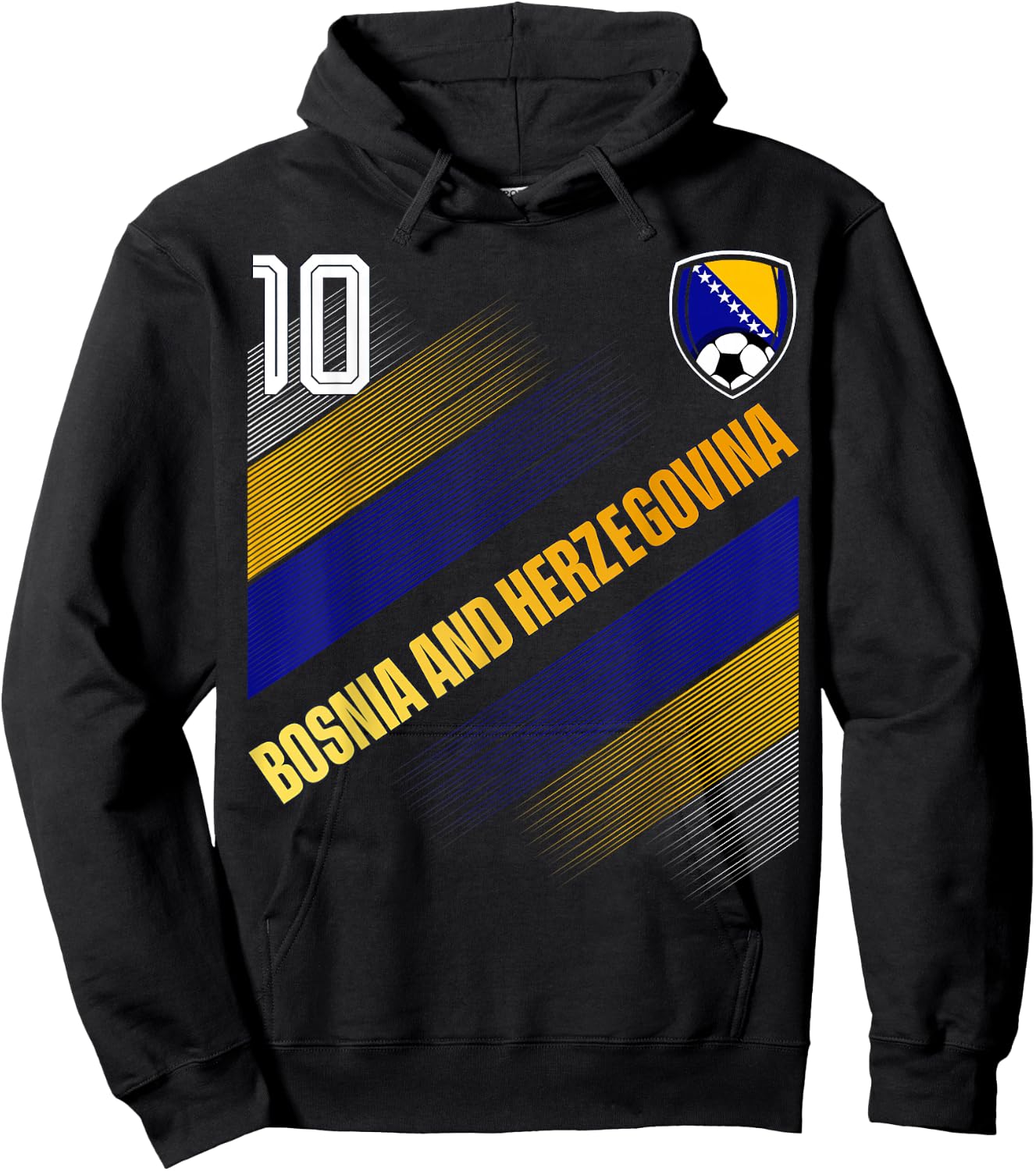 Bosnia and Herzegovina Flag Bosnian Pride Lovers Hoodie - Hoodie | Black